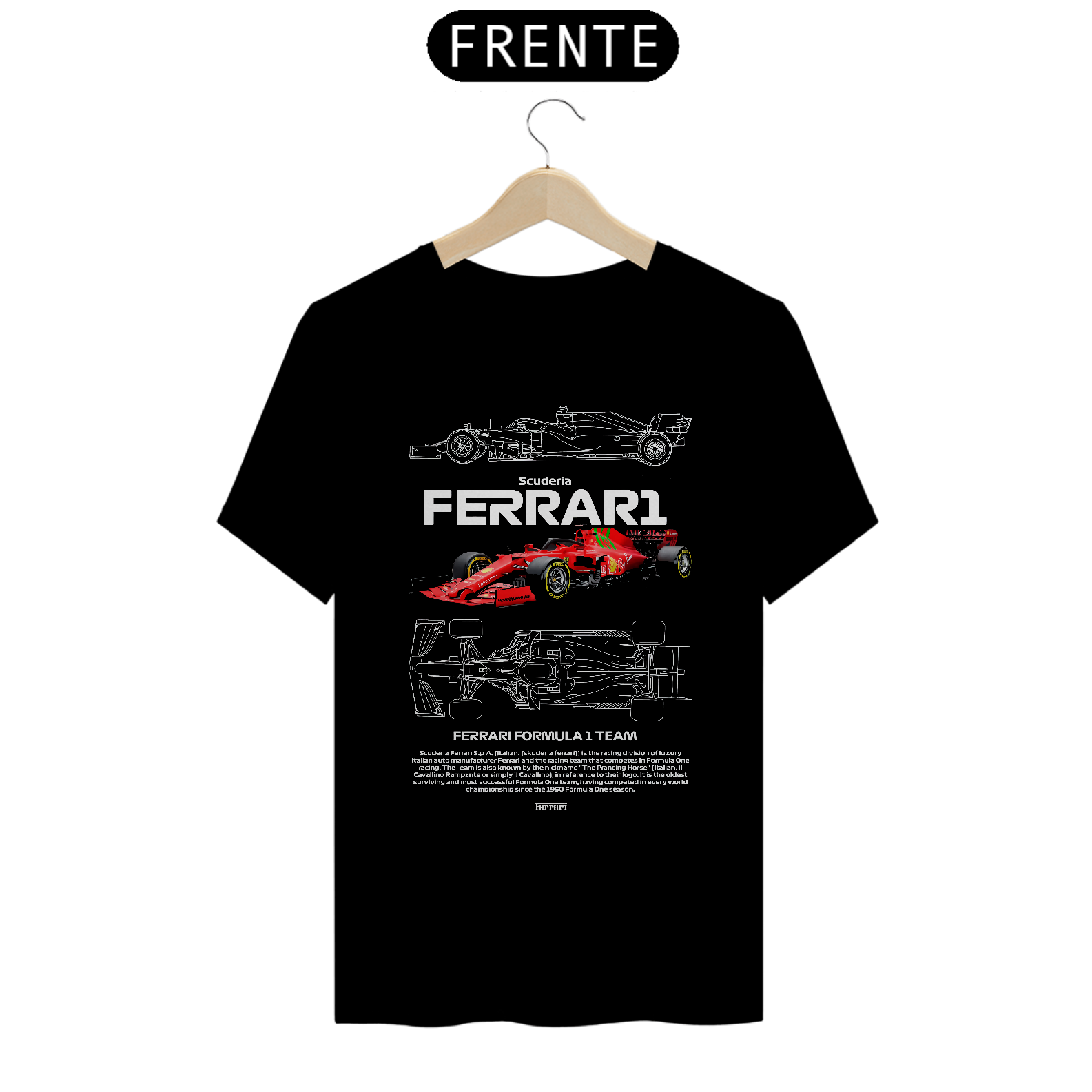 Camiseta Ferrari