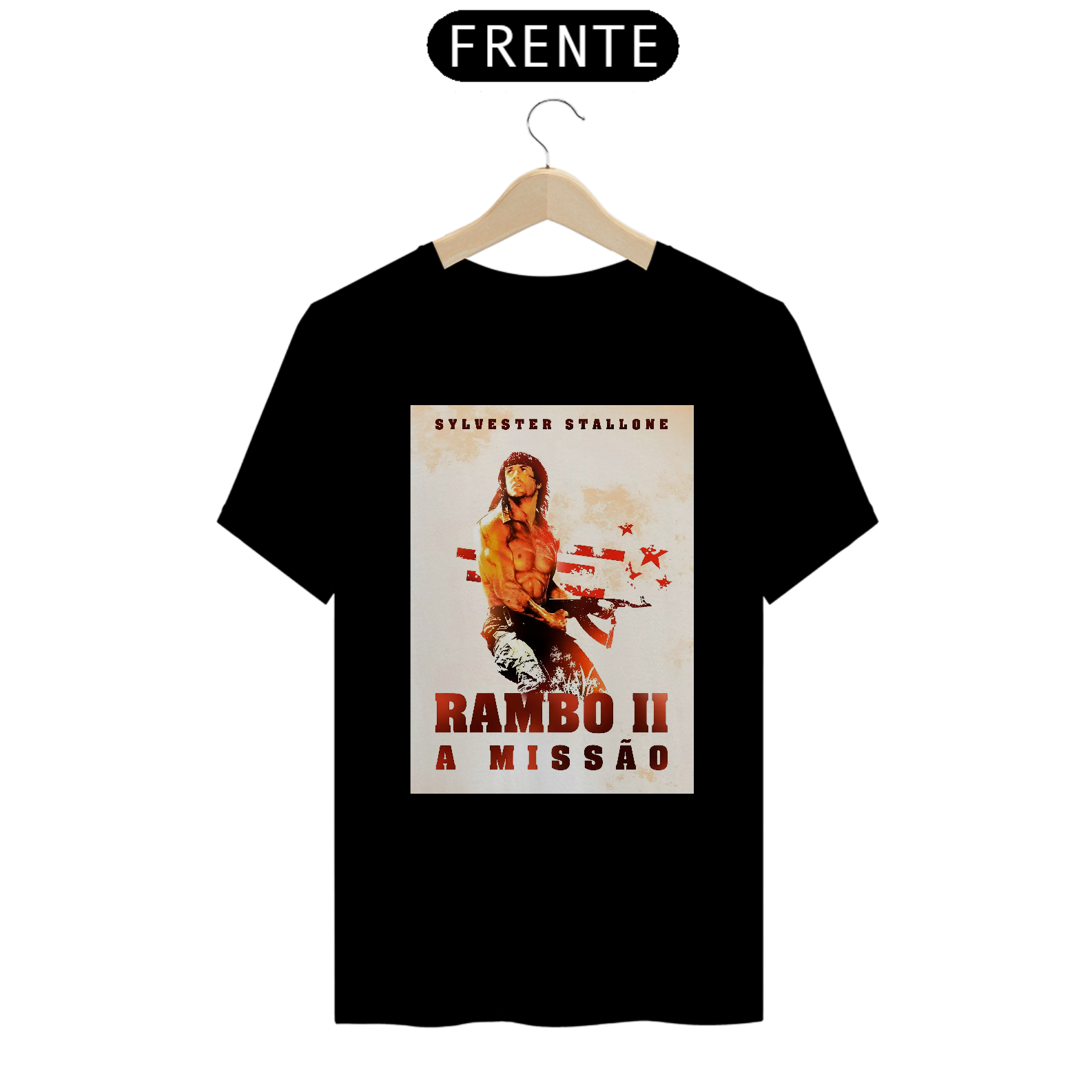 Camiseta Rambo II - A Missão