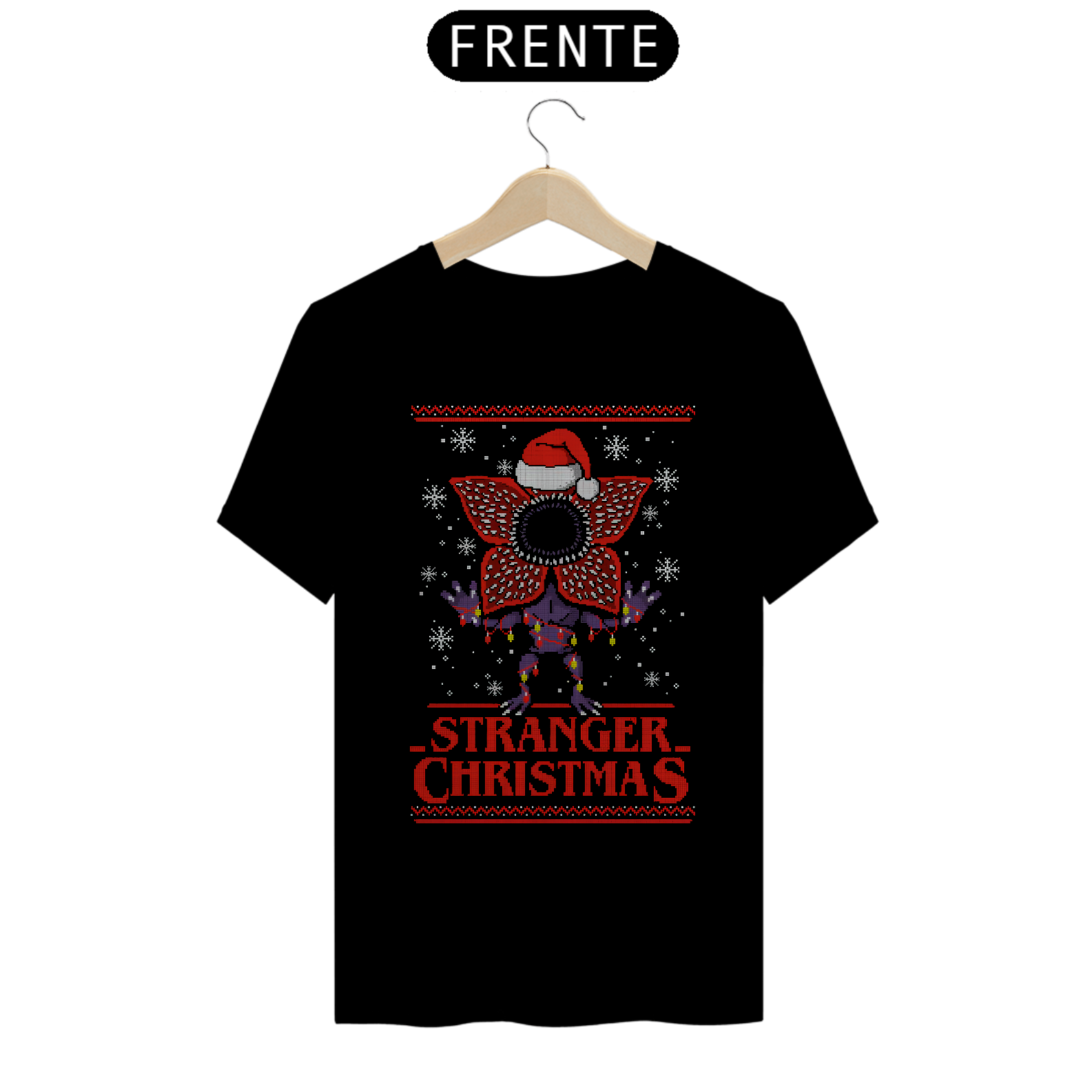Camiseta Stranger Things - Stranger Christmas