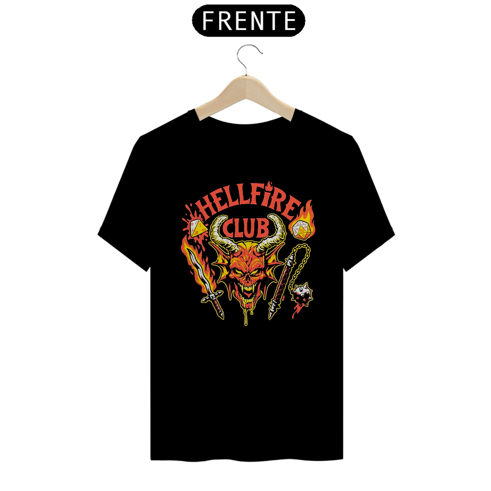 Camiseta Stranger Things - Hellfire Club