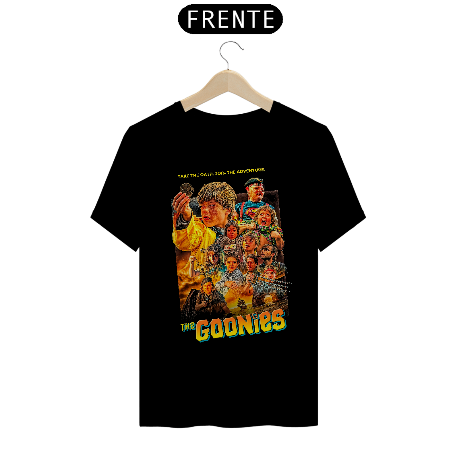 Camiseta Os Goonies - Take the Oath, Join the Adventure