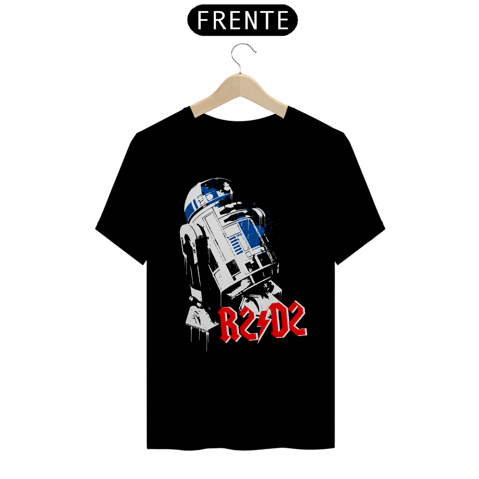 Camiseta Star Wars - R2D2 Rock
