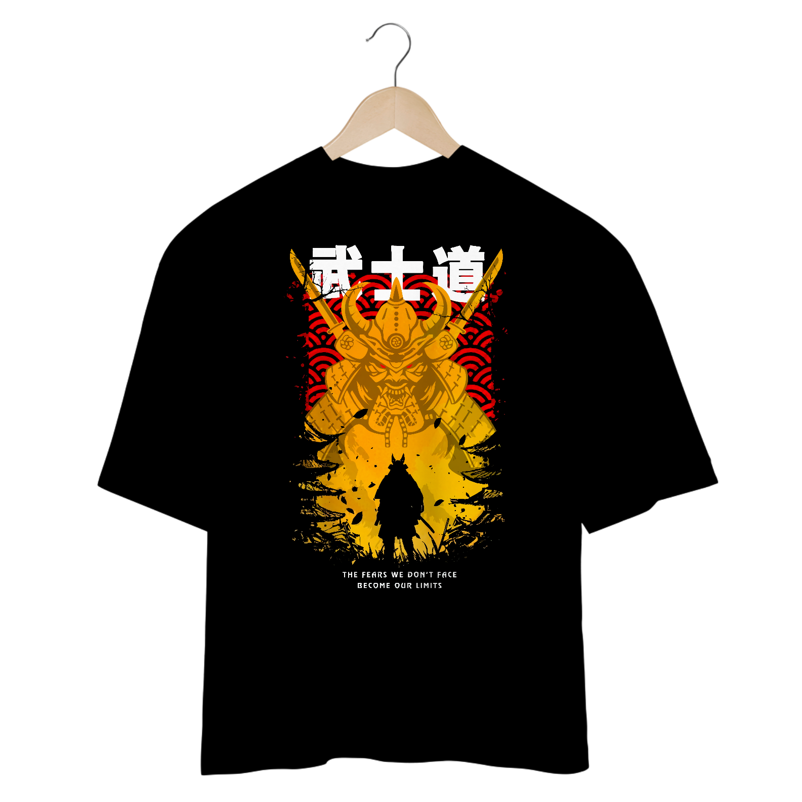 Camiseta Oversized - The Fear You Dont Face - Coleção Especial 