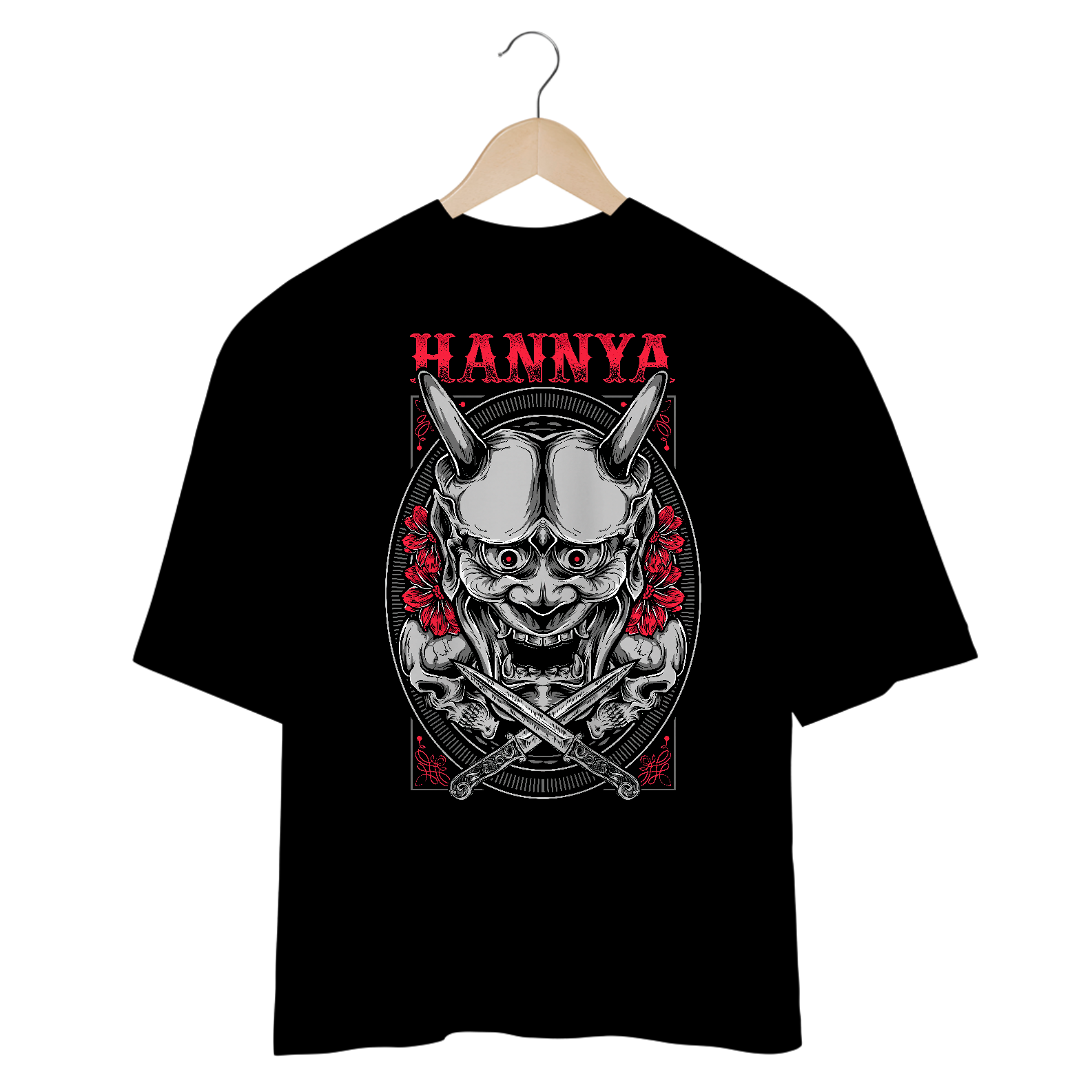 Camiseta Oversized - Hannya - Coleção Especial 