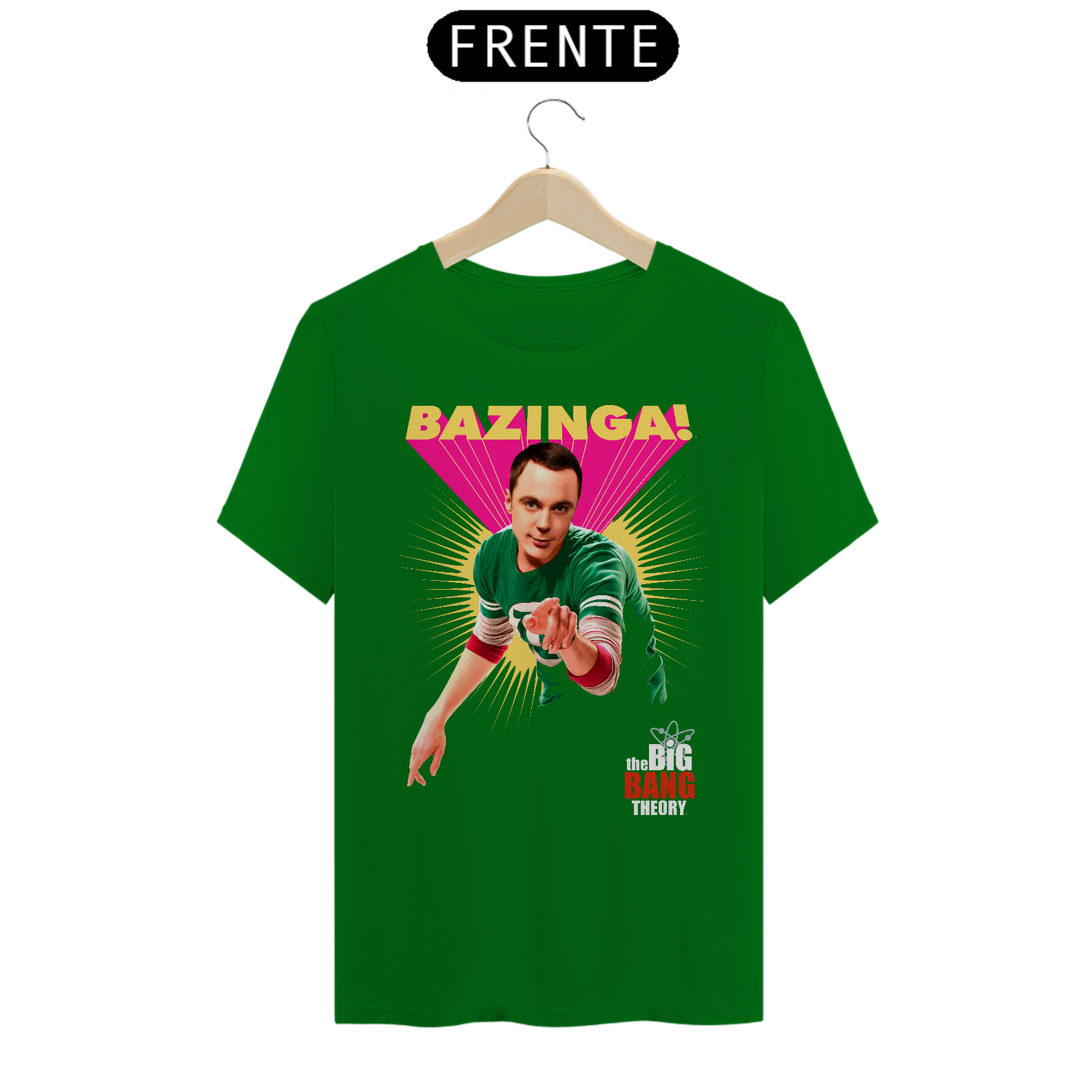 Camiseta The Big Bang Theory - Bazinga