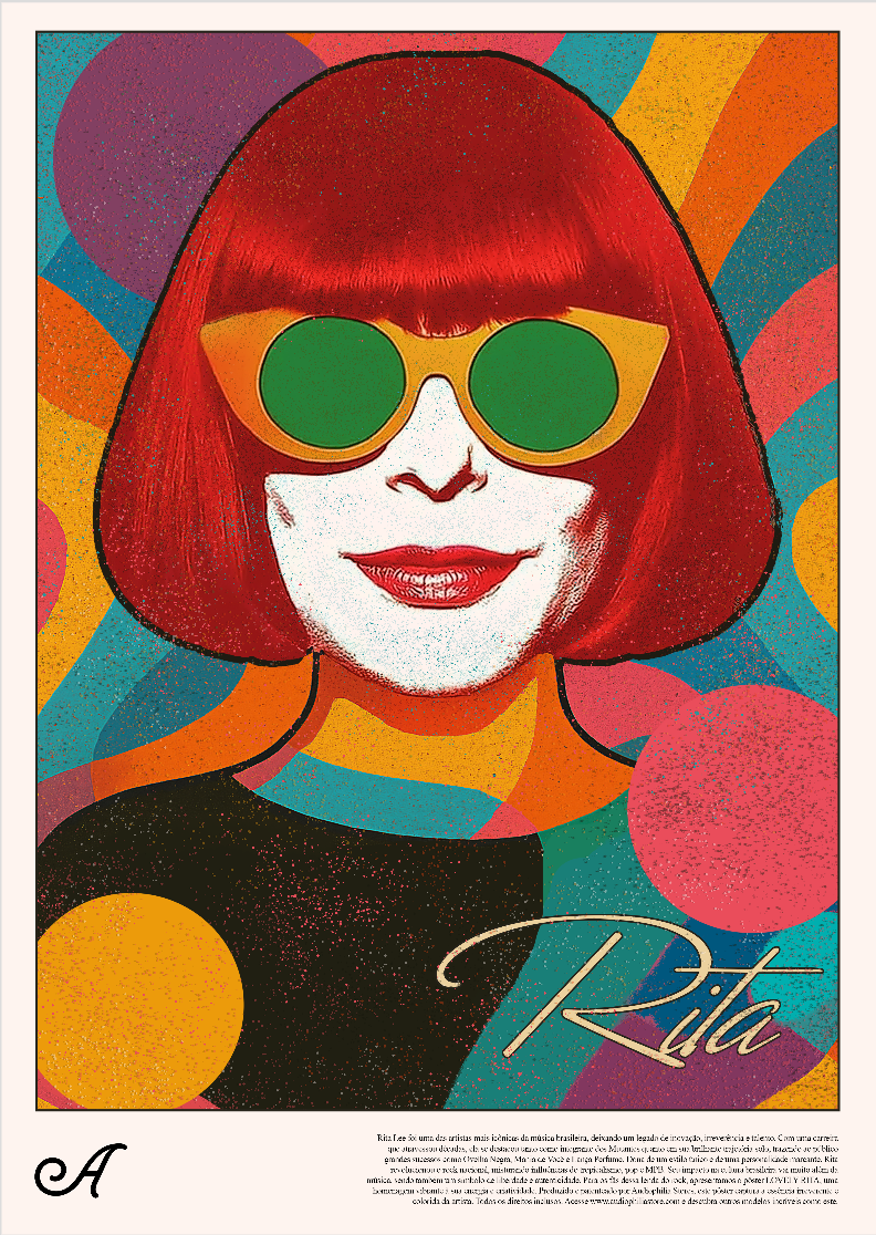 Nome do produto: Poster Rita Lee