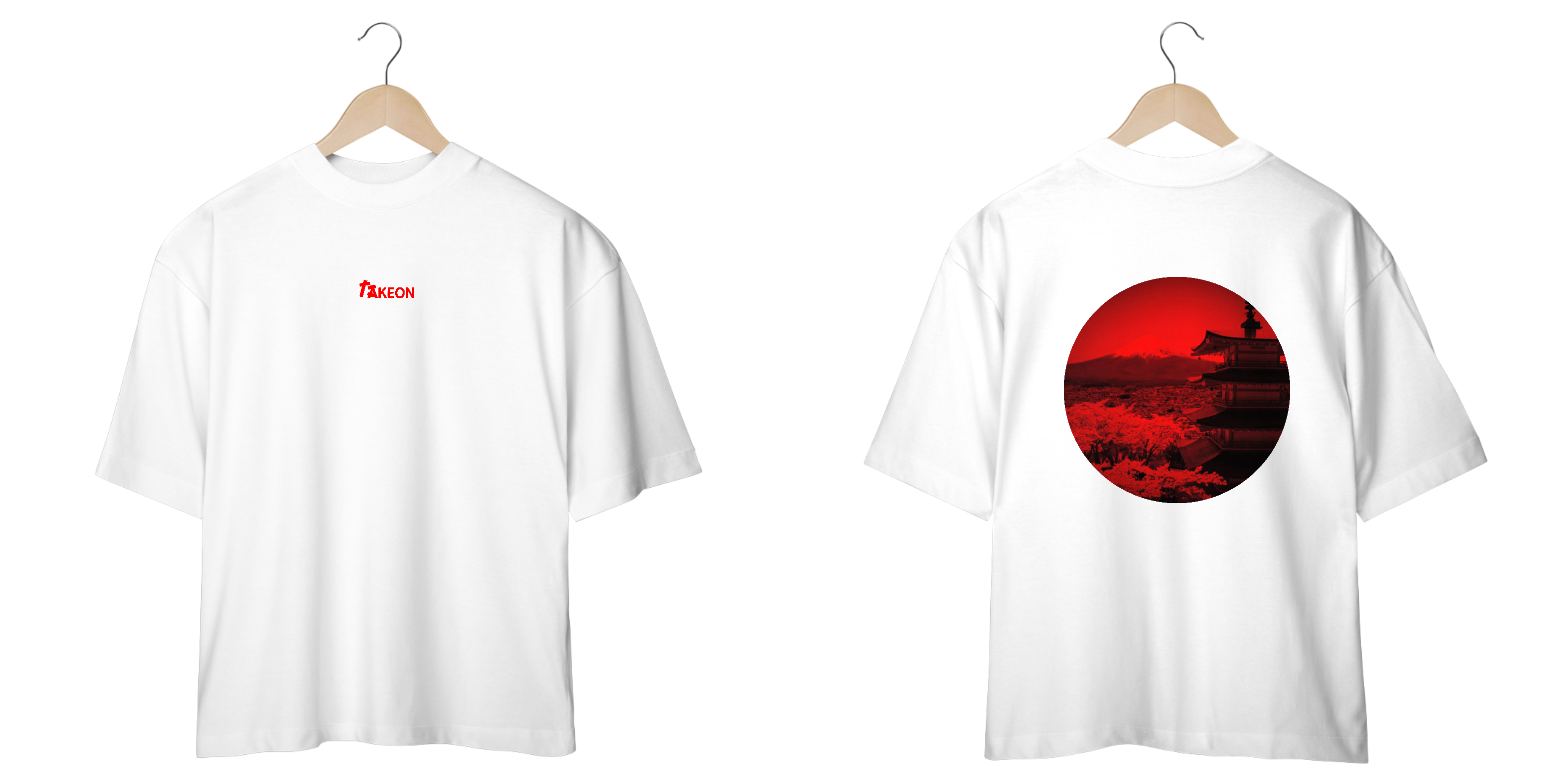 Nome do produto: Camiseta Oversized Chureito Pagoda