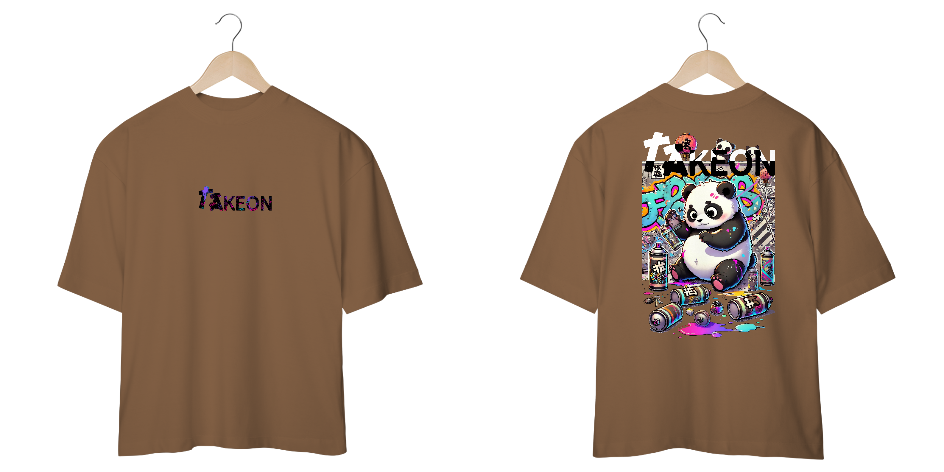 Nome do produto: Oversized Panda Sprayed