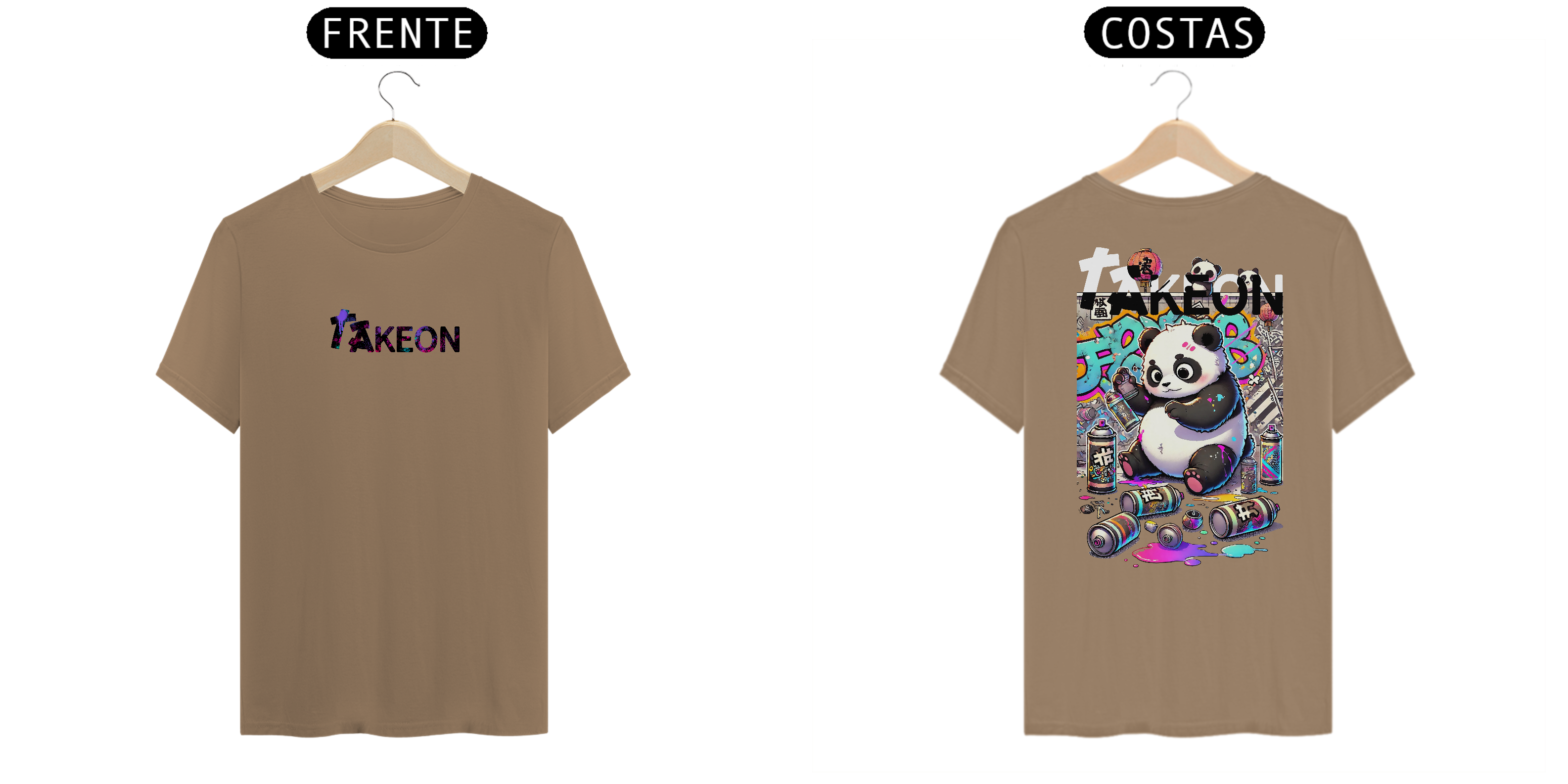 Nome do produto: Camiseta Prime Panda Sprayed