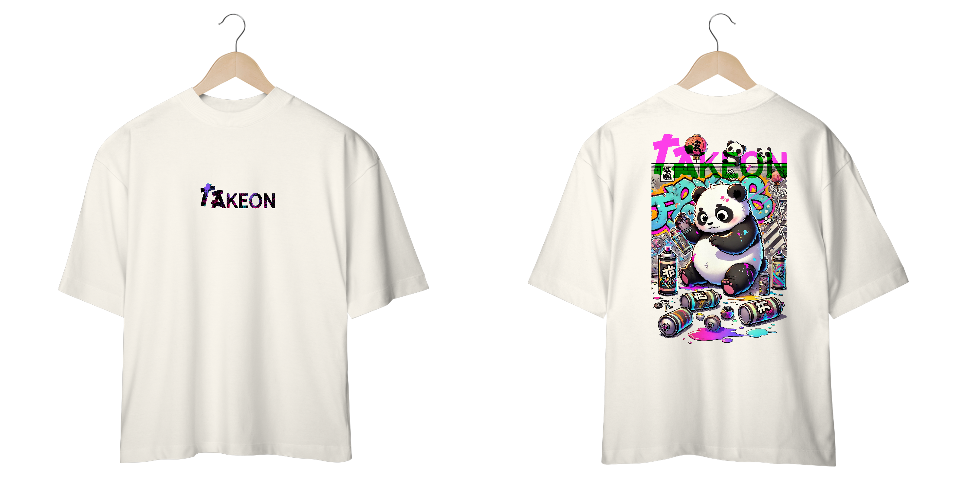 Nome do produto: Oversized Panda Sprayed 