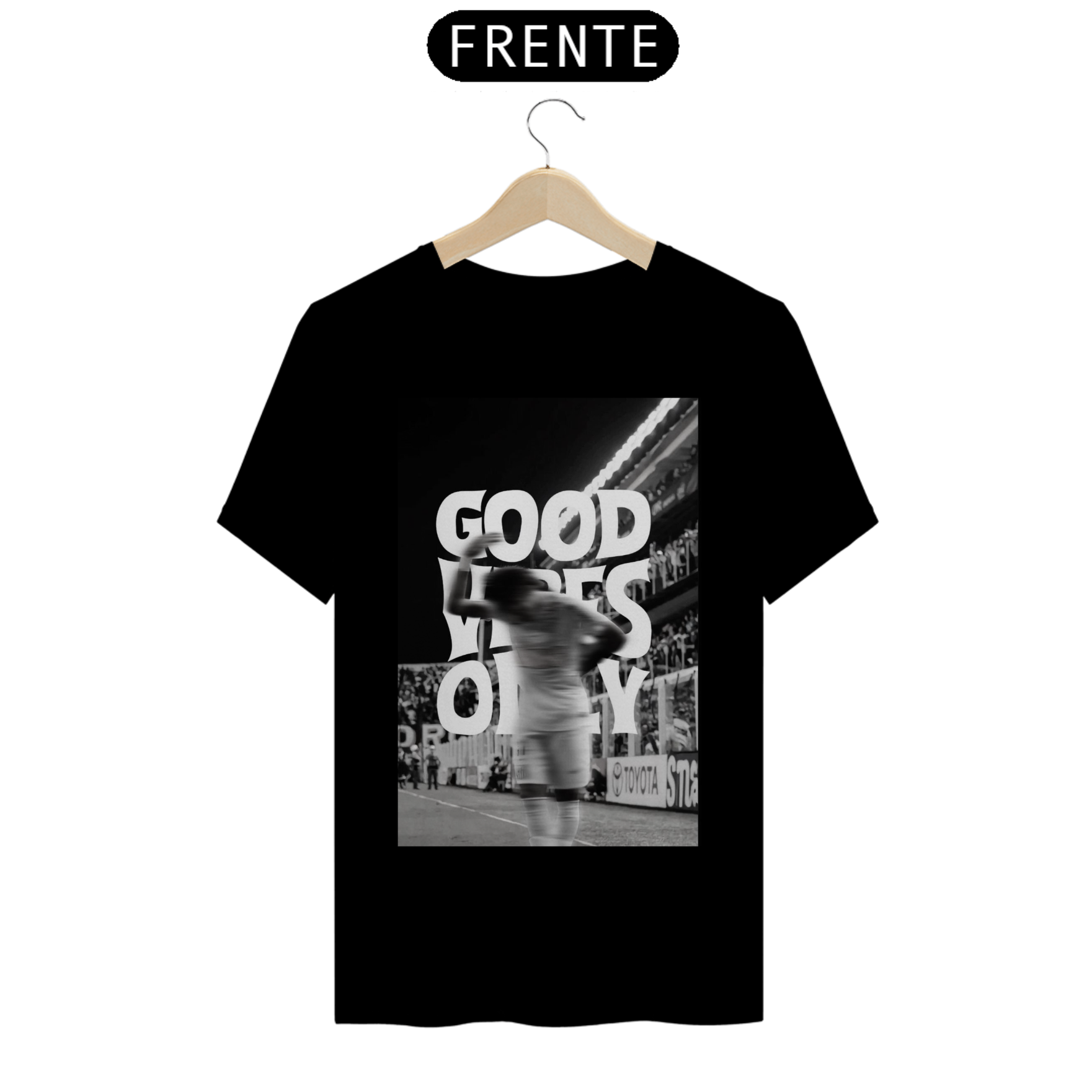 Nome do produto: Camiseta Good Vibes Only