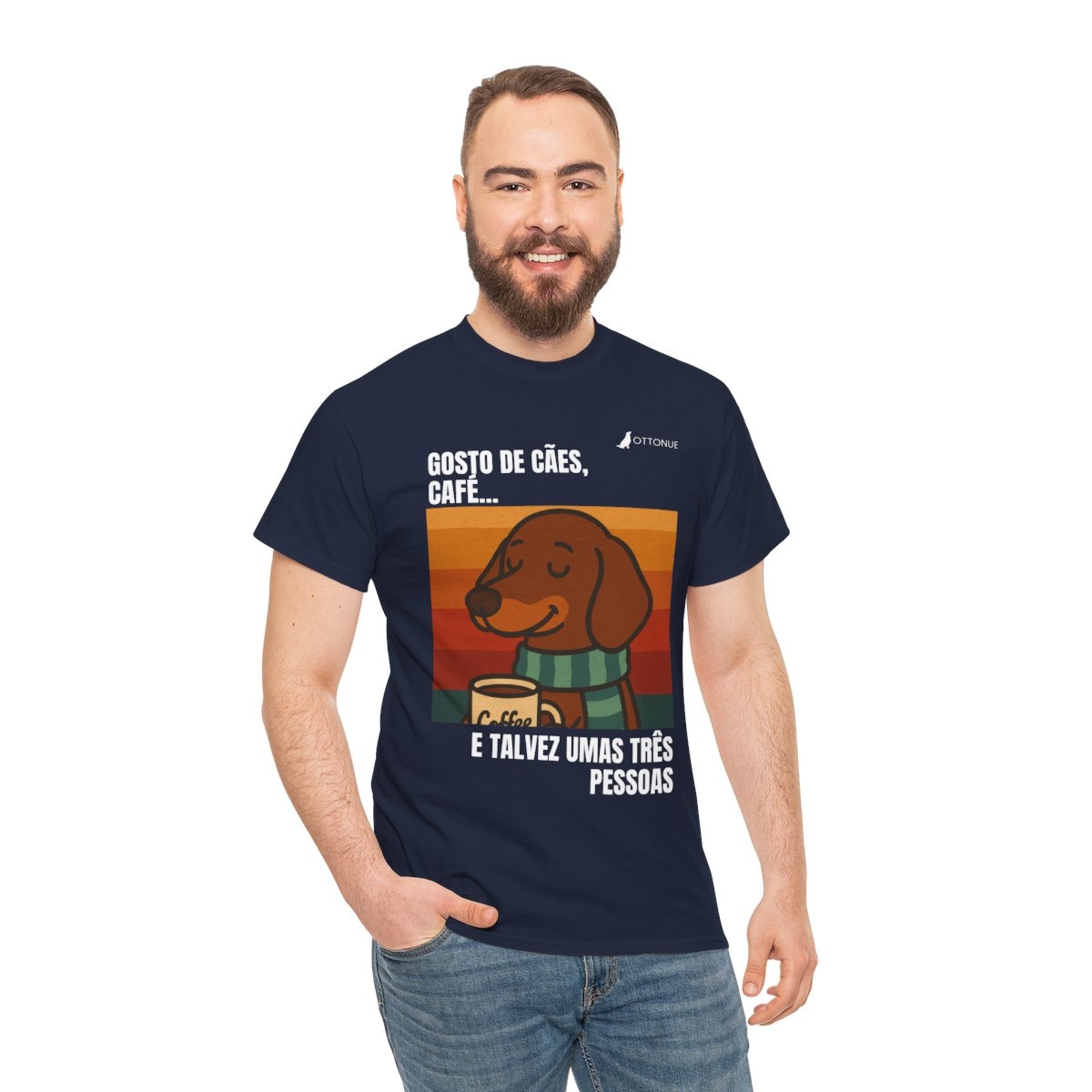 Camiseta Cães e Café
