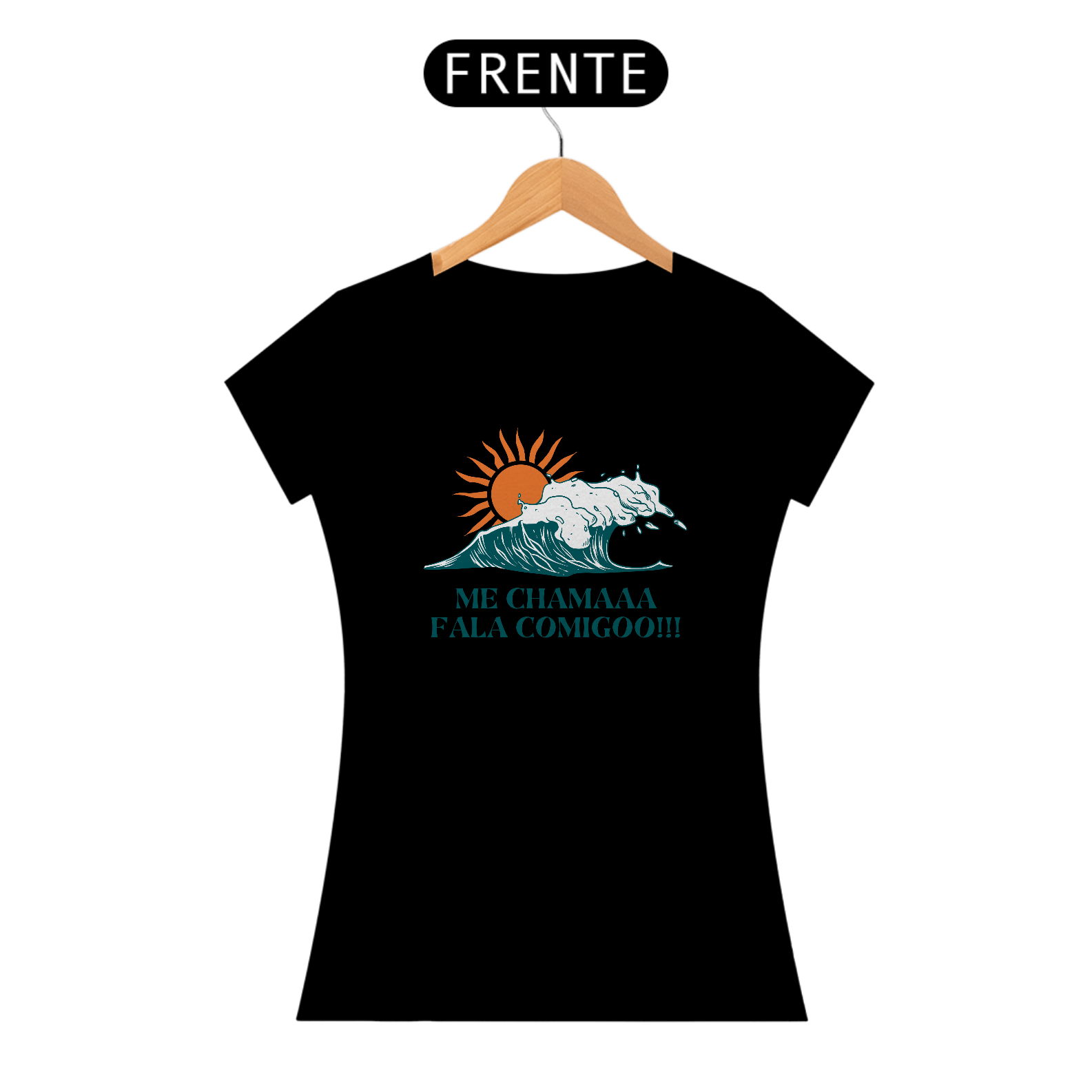 Nome do produto: CAMISETA FEMININA ME CHAMA