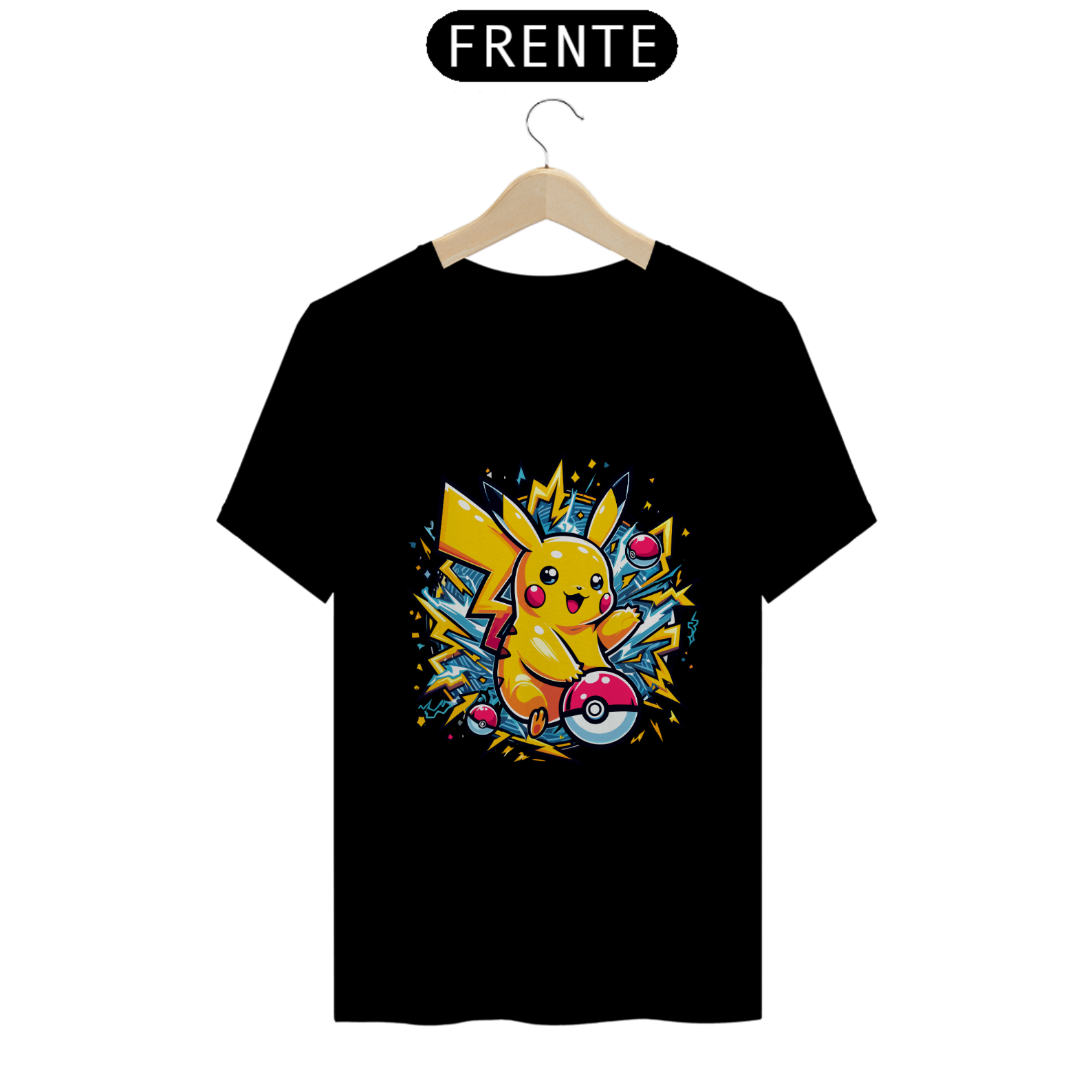 Nome do produto: Camiseta Pikachu