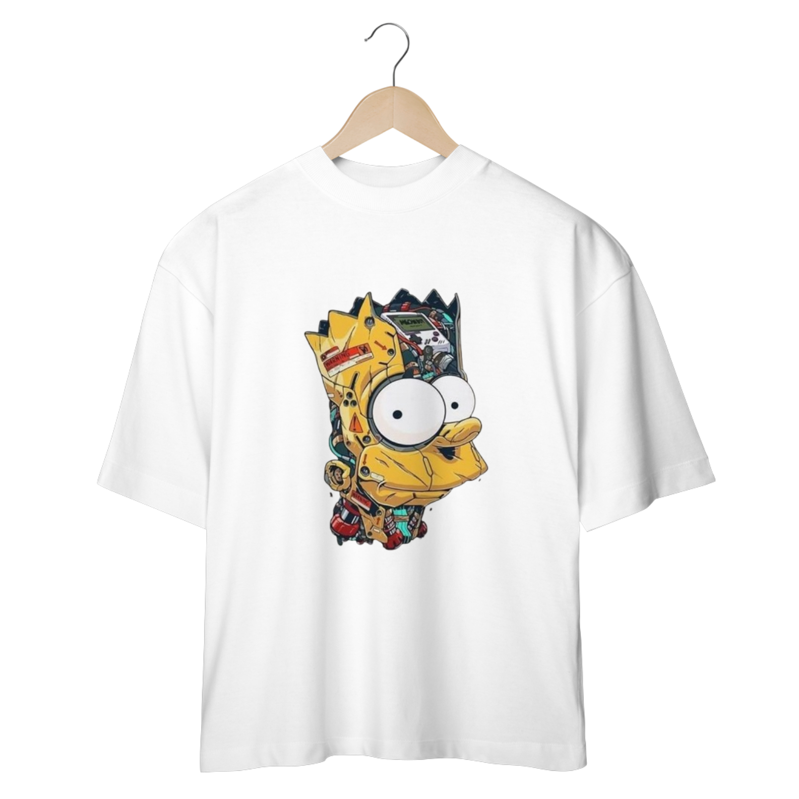 Nome do produto: camiseta oversized bart simpson
