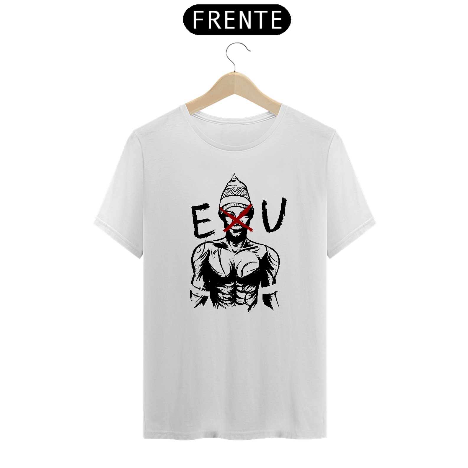 Nome do produto: Camisa Exu X Escarlate Quality Corte Masculino