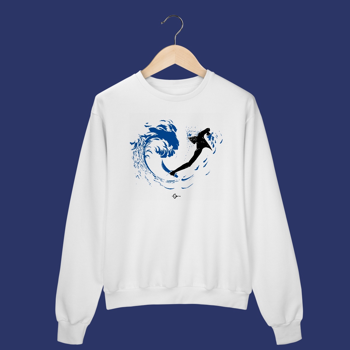 Nome do produto: Moletom fechado Yemanja Ogunté