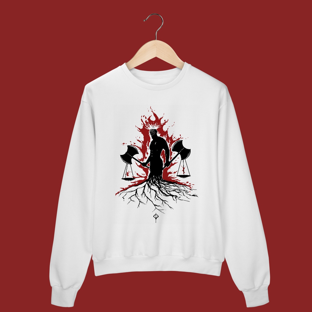 Nome do produto: Moletom Fechado Justiça de Xangô