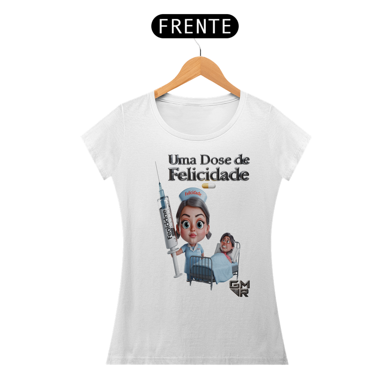 Nome do produto: Camiseta feminina enf