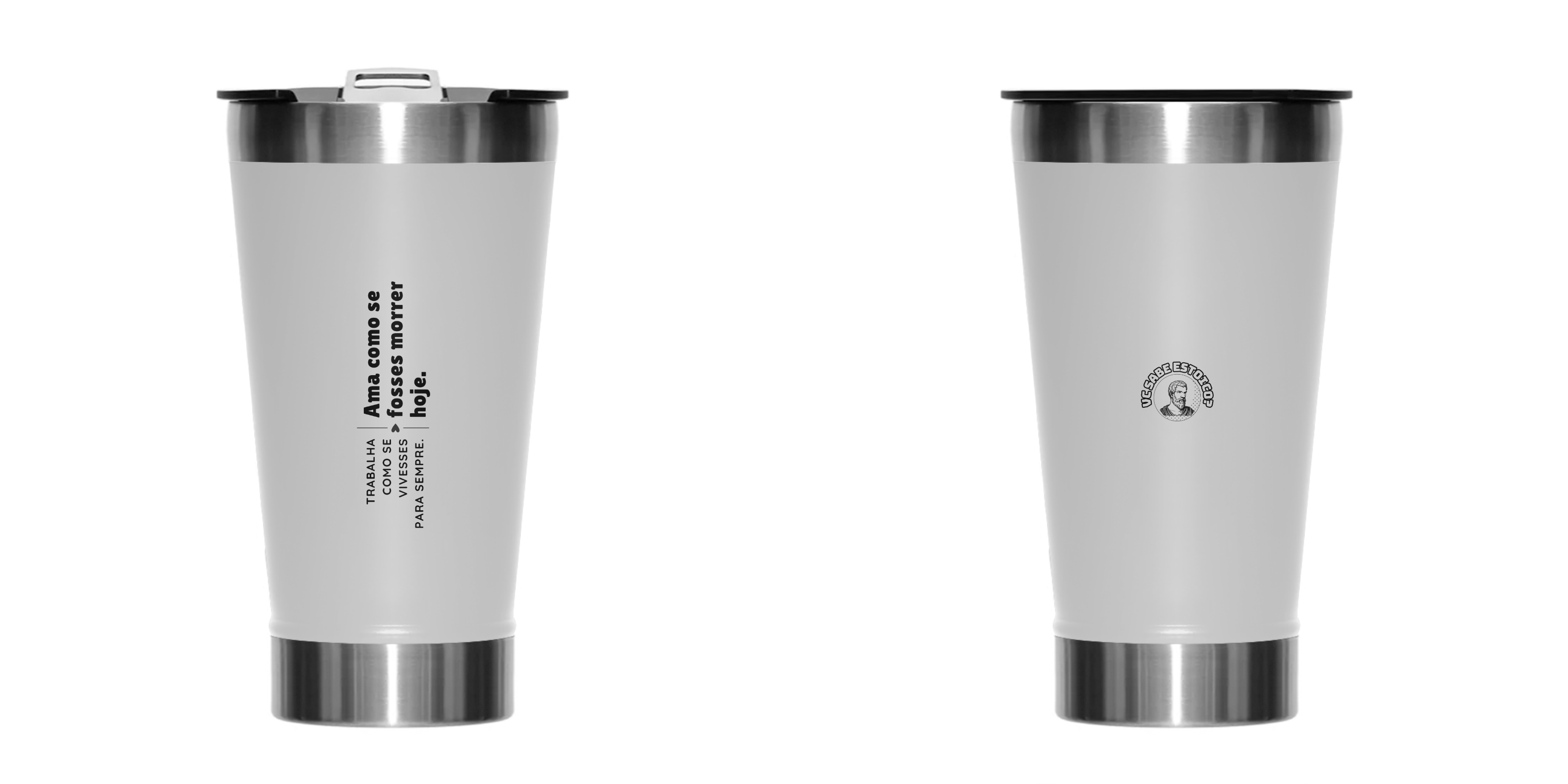 Copo Térmico Ama Como Se Fosses Morrer Hoje