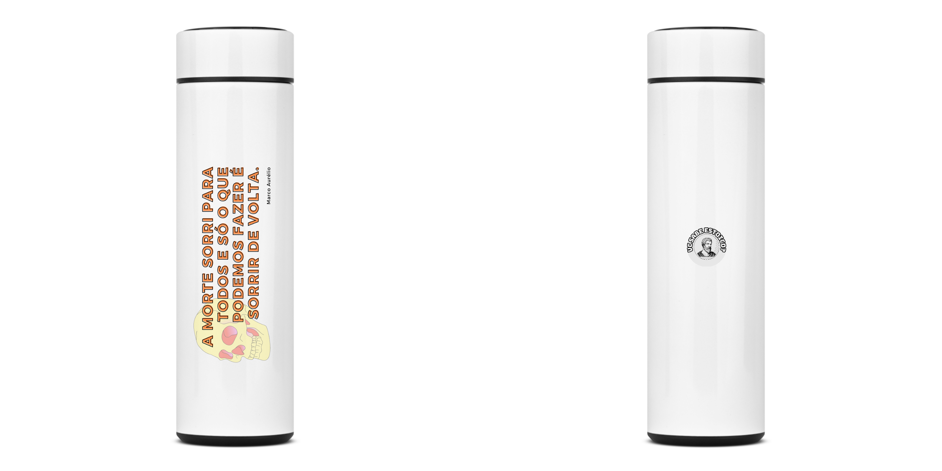 Garrafa Térmica A Morte Sorri Para Todos