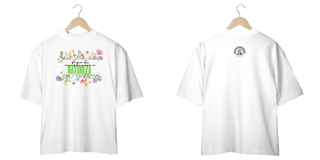 Camiseta Oversized Viva De Acordo Com A Natureza