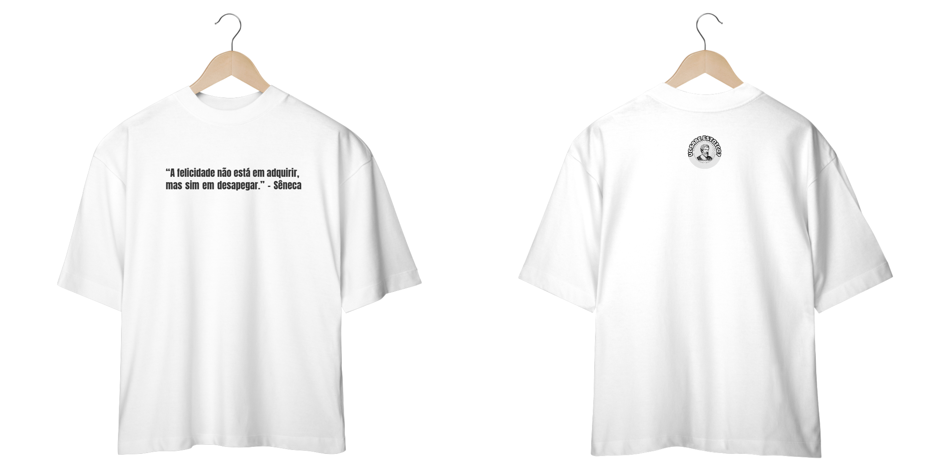 Camiseta Felicidade Em Desapegar