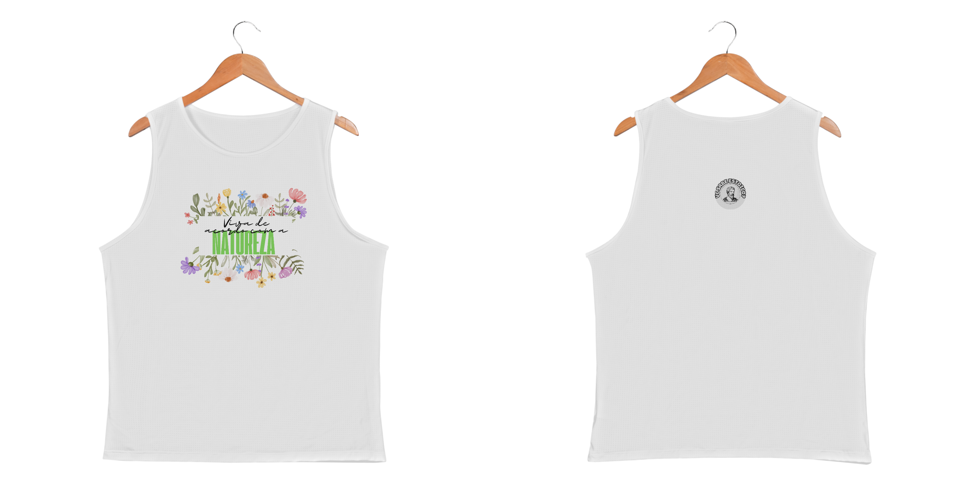 Regata Masculina Sport Proteção UV Dry Viva De Acordo Com A Natureza