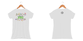 Camiseta Feminina Baby Long Sport Proteção UV Dry Viva De Acordo Com A Natureza