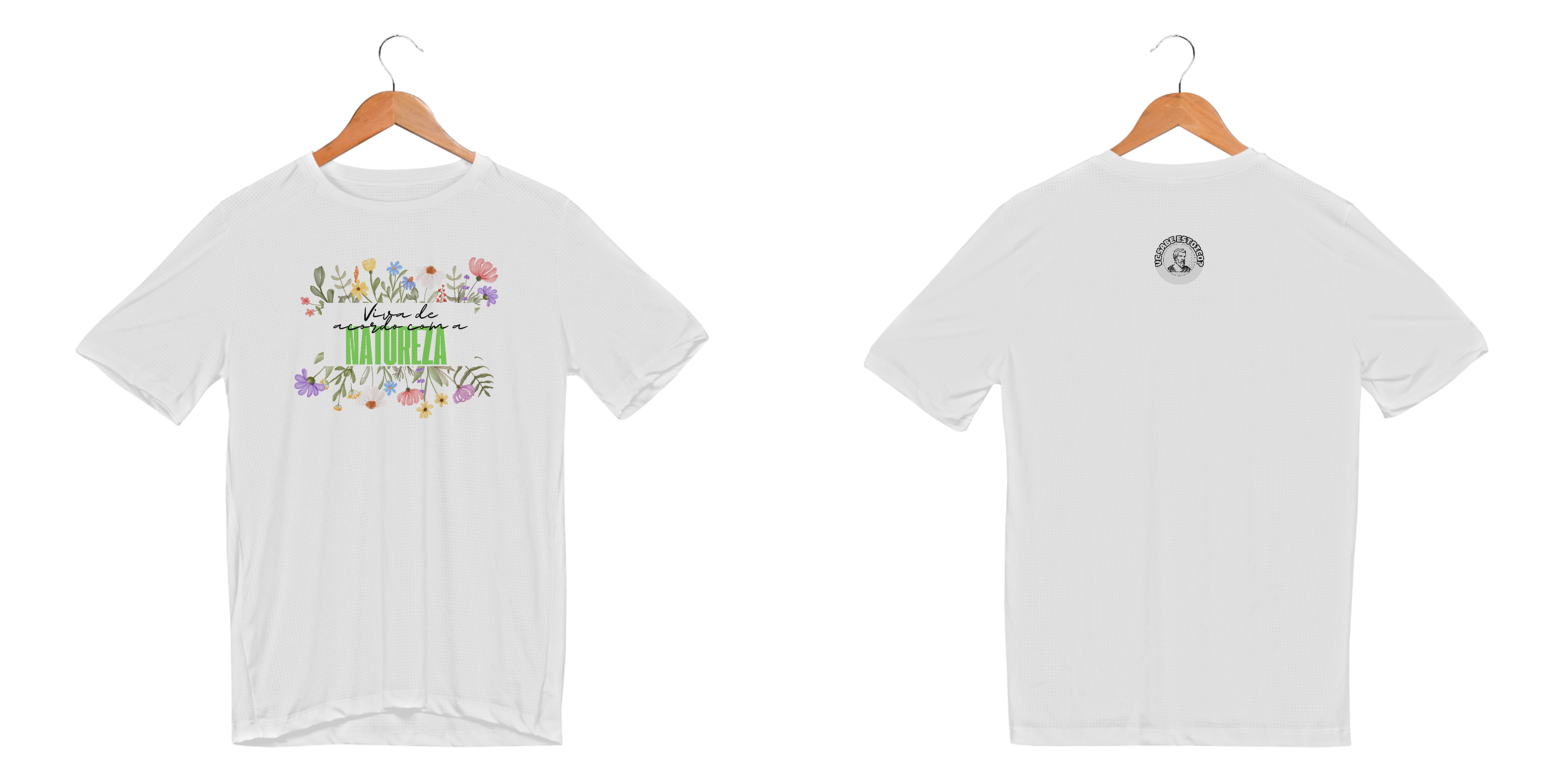 Camiseta Sport Proteção UV Dry Viva De Acordo Com A Natureza