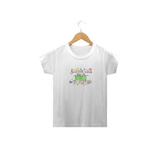 Camiseta Classic Infantil Viva De Acordo Com A Natureza