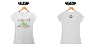 Camiseta Feminina Baby Long Classic Viva De Acordo Com A Natureza