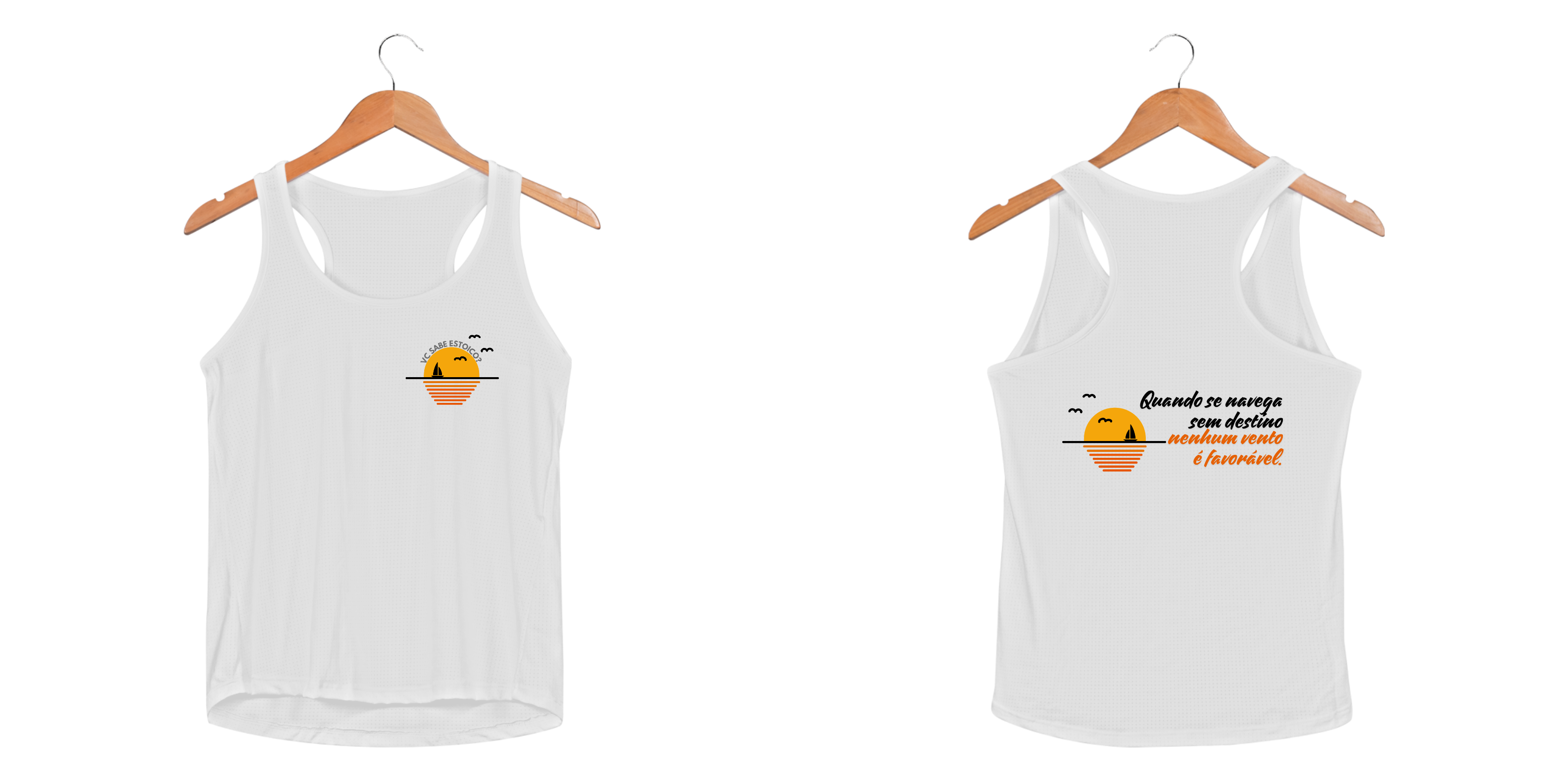 Regata Feminina Sport Proteção UV Dry Quando Se Navega Sem Destino