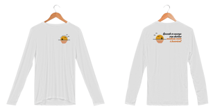 Camiseta Manga Longa Sport Proteção UV Dry Quando Se Navega Sem Destino