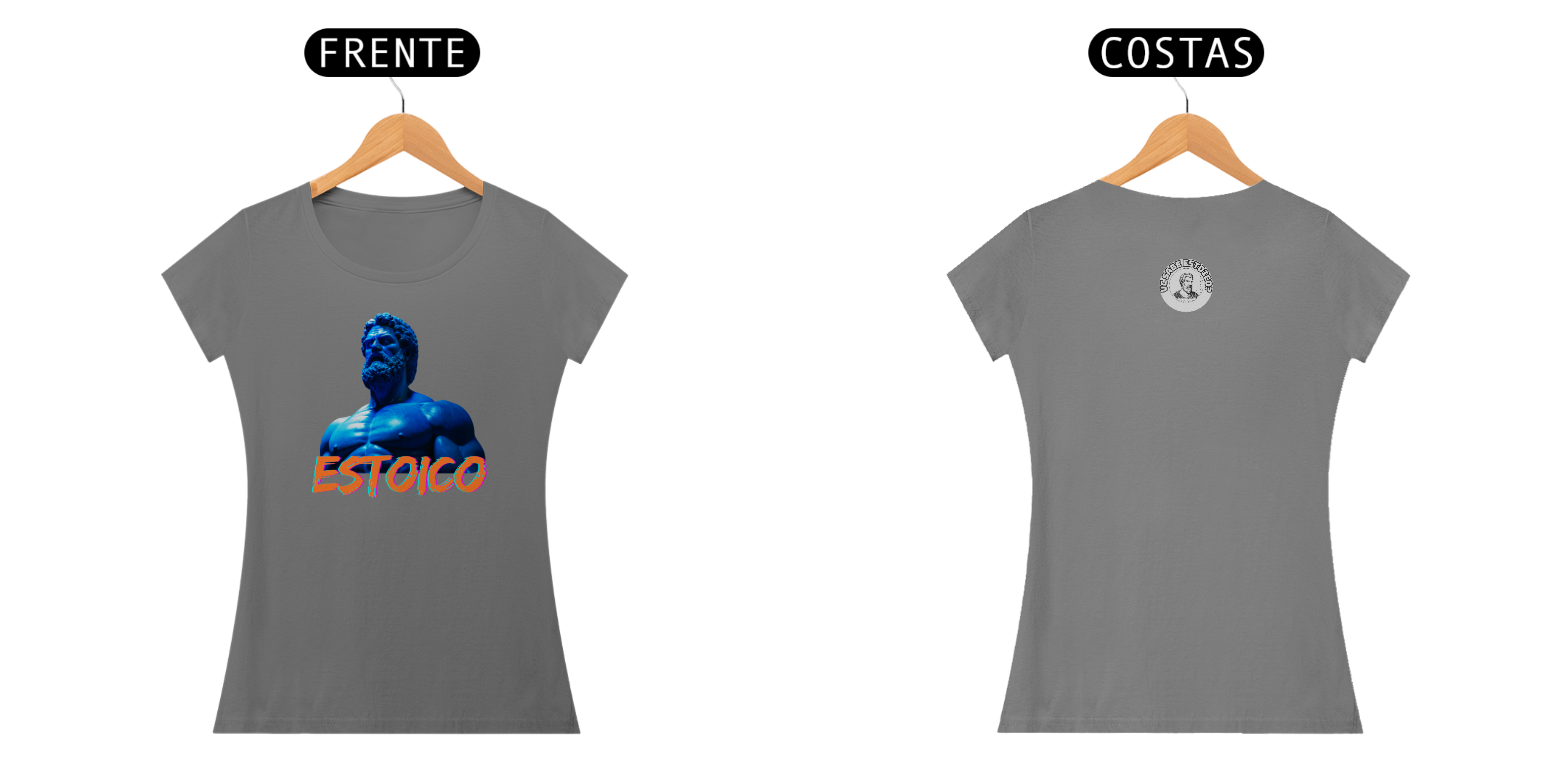 Camiseta Feminina Baby Long Estonada Estoico
