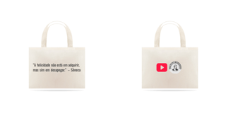 Ecobag Felicidade Em Desapegar 