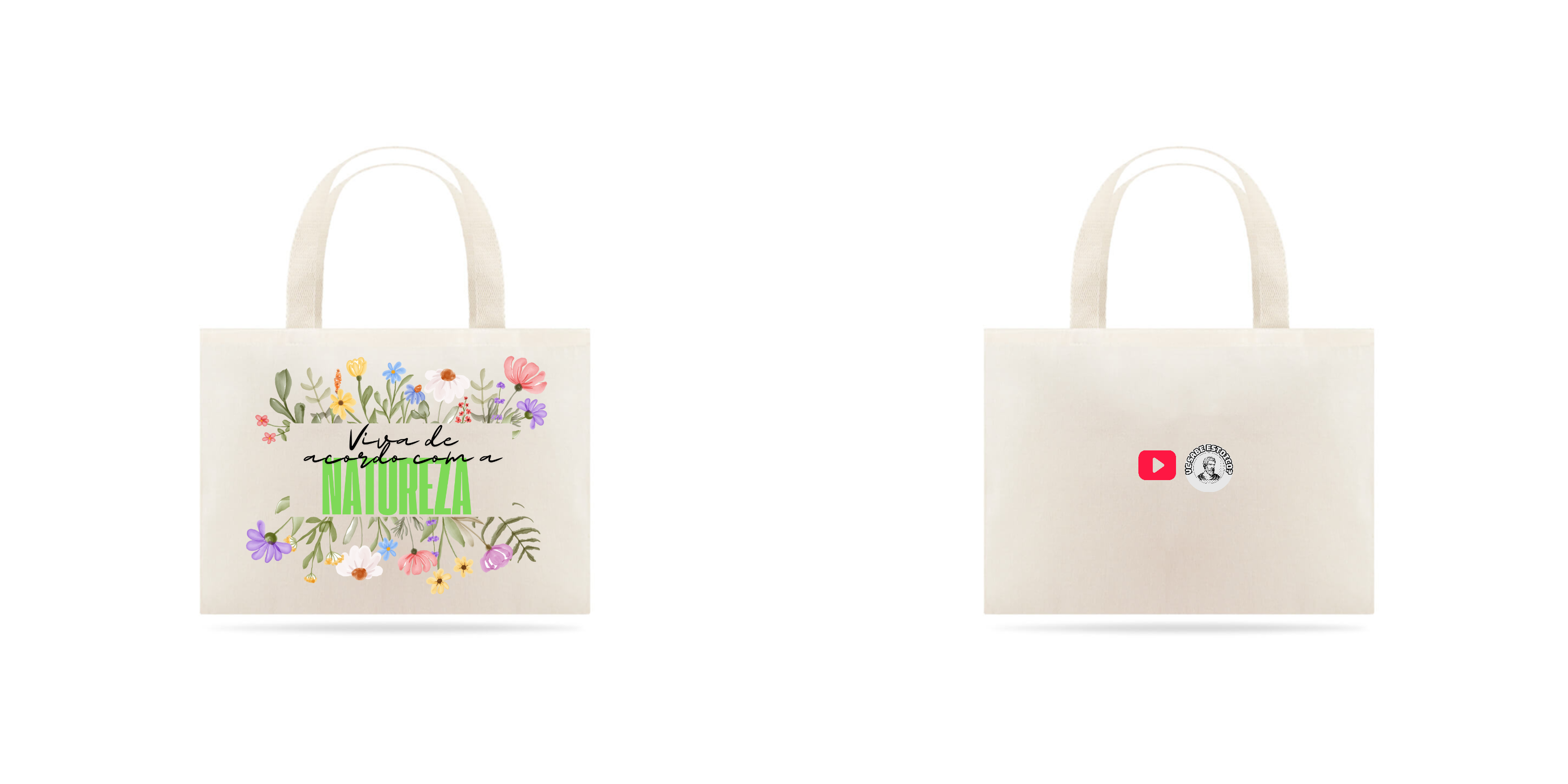 Ecobag Viva De Acordo Com A Natureza