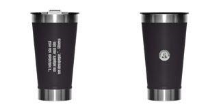 Copo Térmico Preto Felicidade Em Desapegar