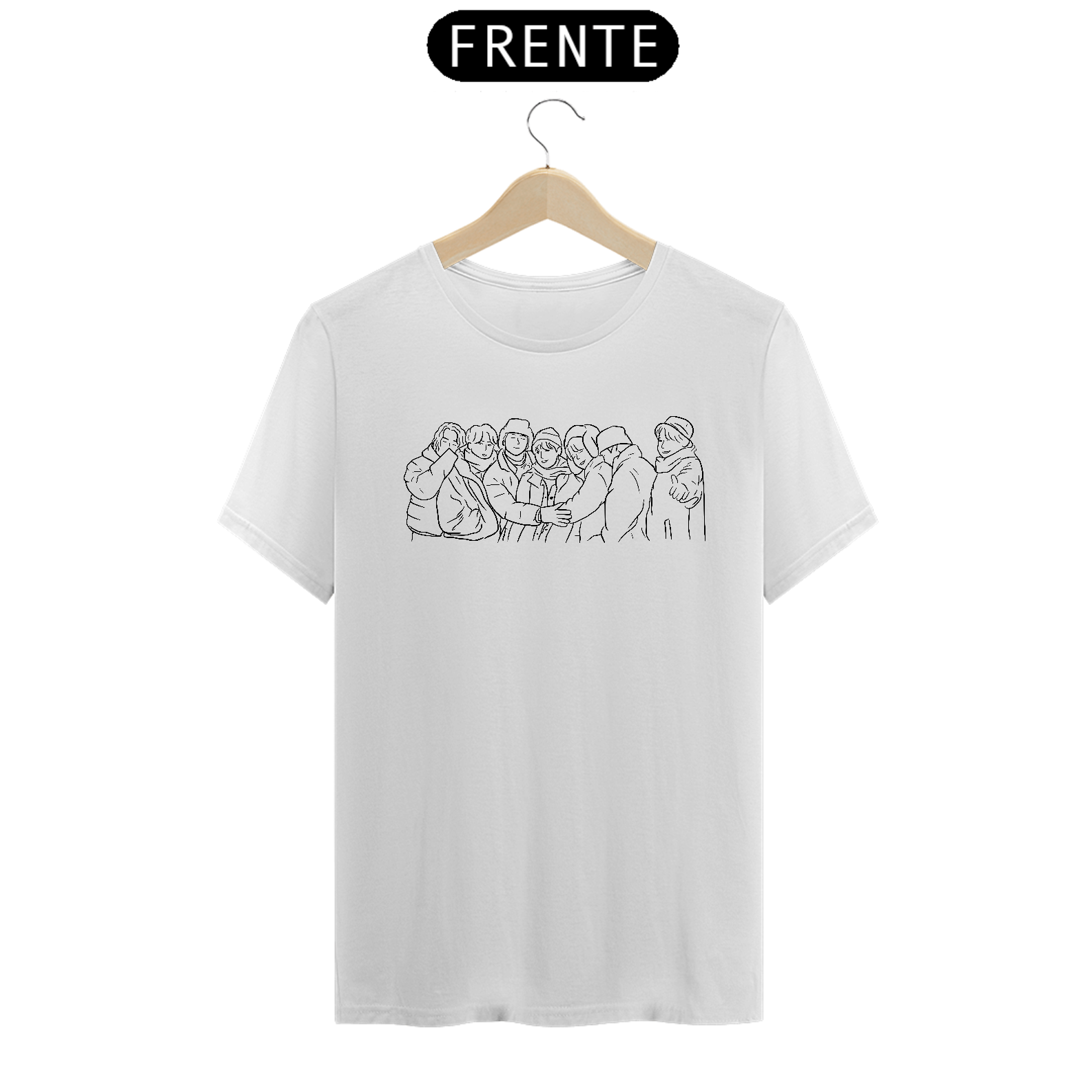 Camiseta BTS desenho