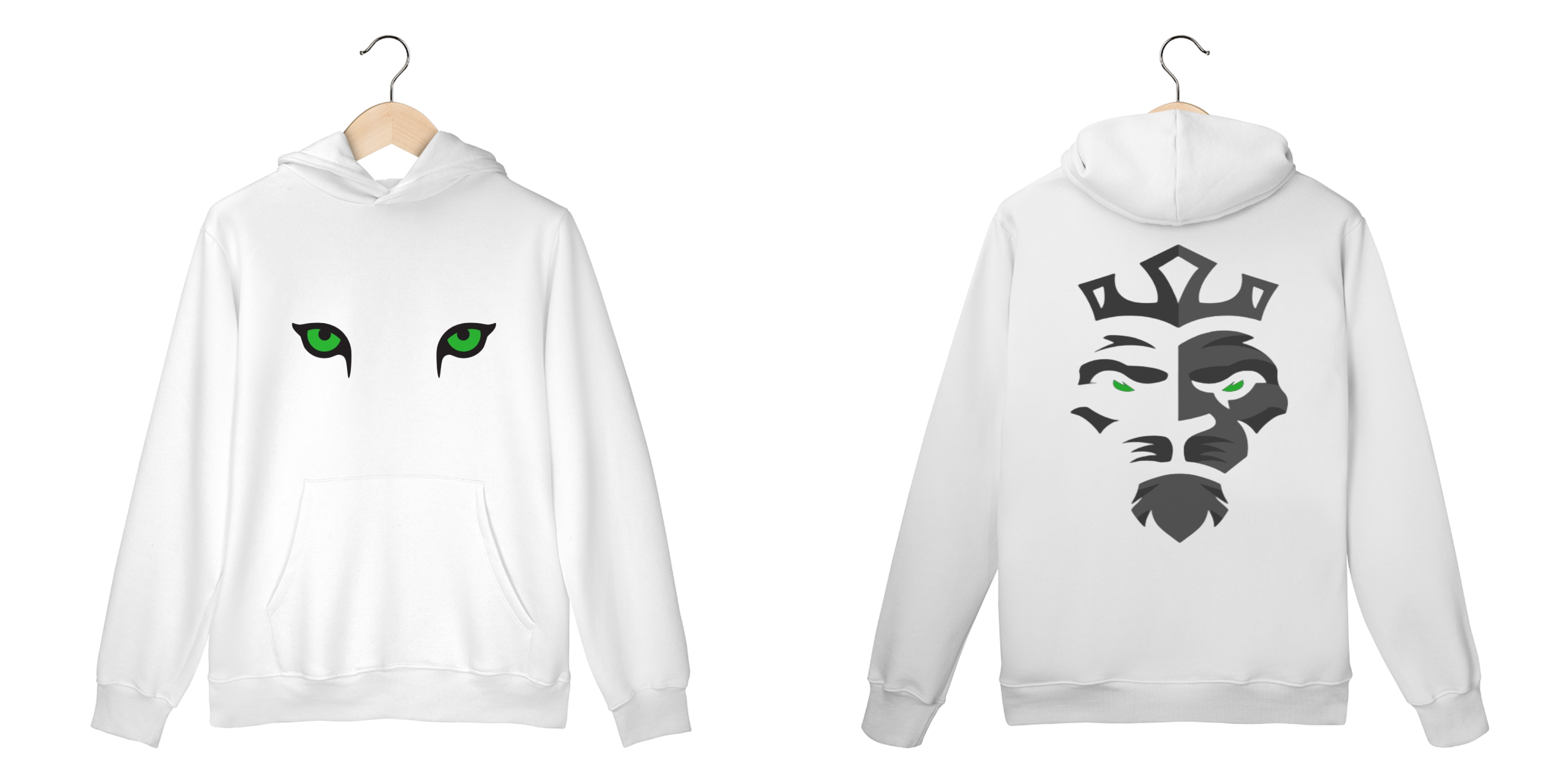 Nome do produto: Moletom H.E.N Cara de leão