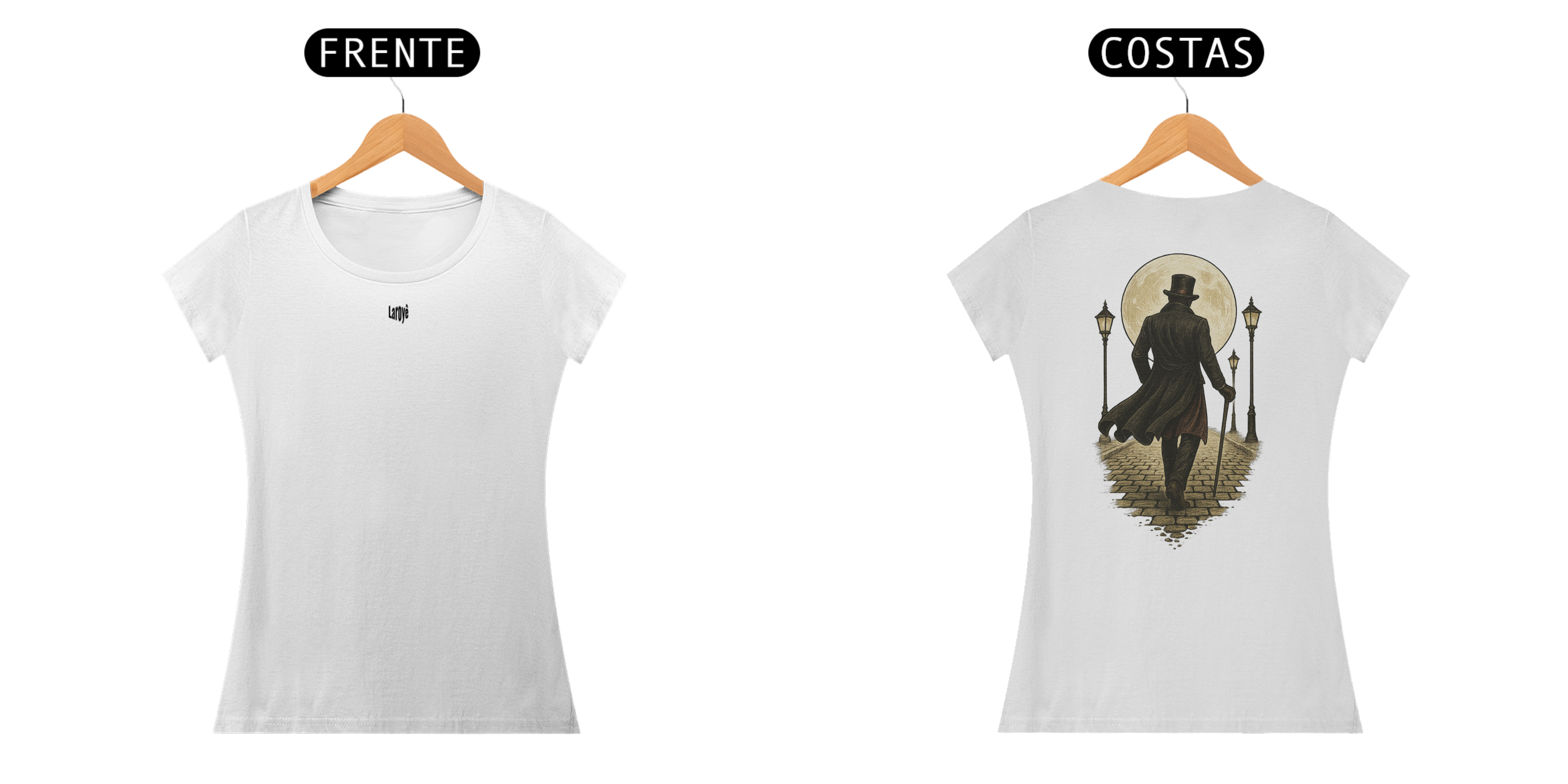 Nome do produto: Camiseta Baby Long Exu (branco)