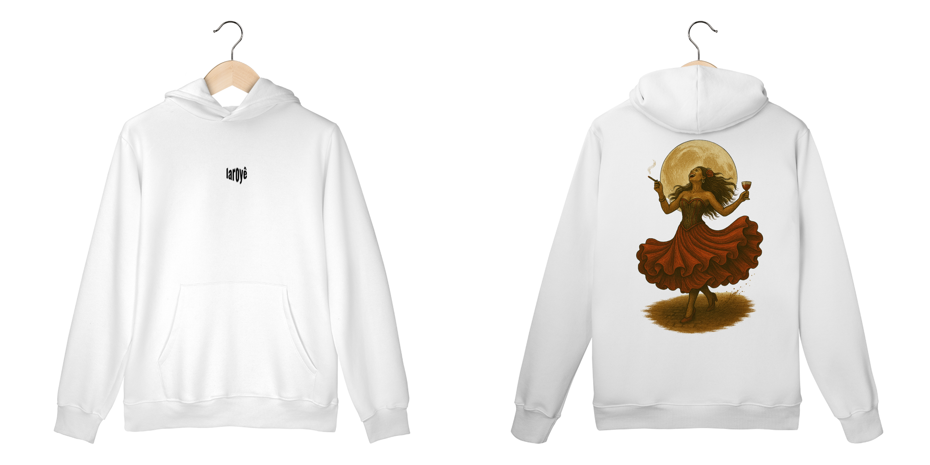 Nome do produto: Casaco Moletom Pombogira (branco)