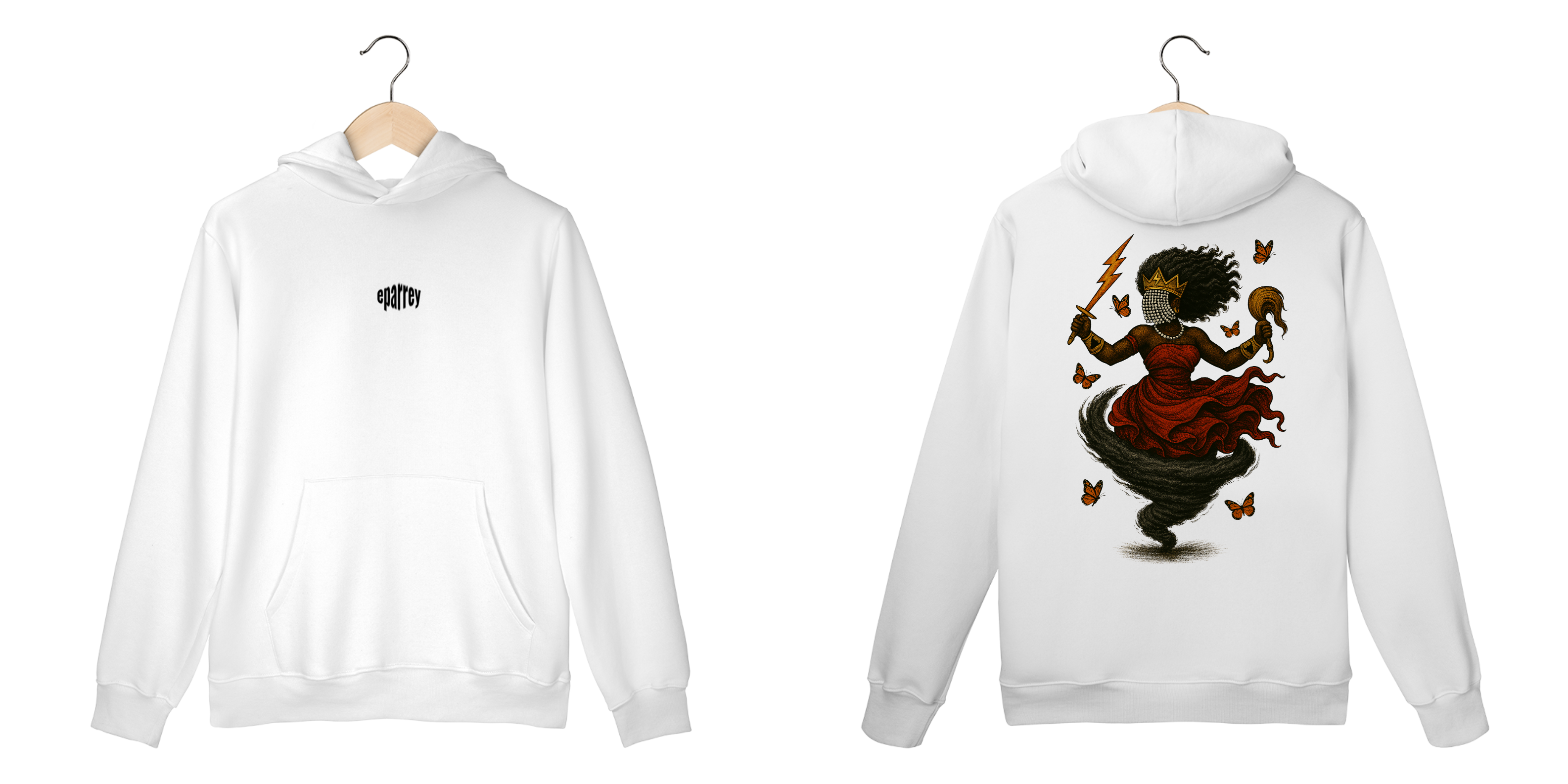 Nome do produto: Casaco Moletom Iansã (branco)