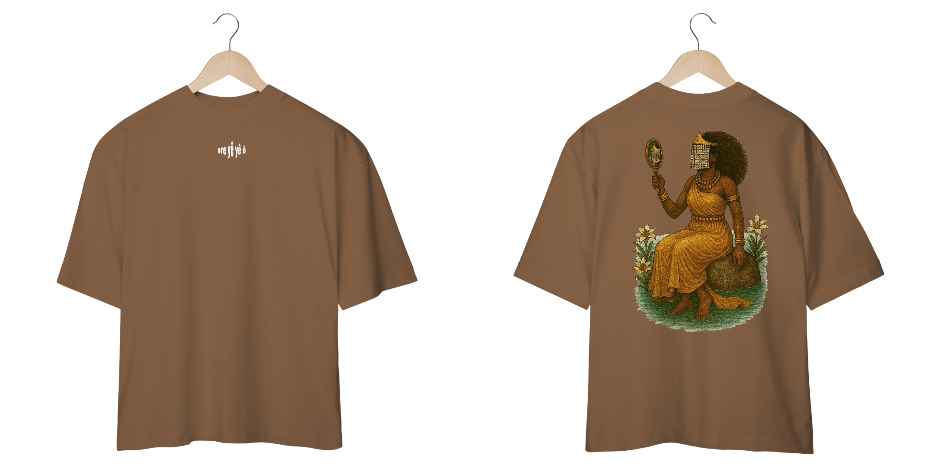 Nome do produto: Camiseta Oversized Oxum (cores)