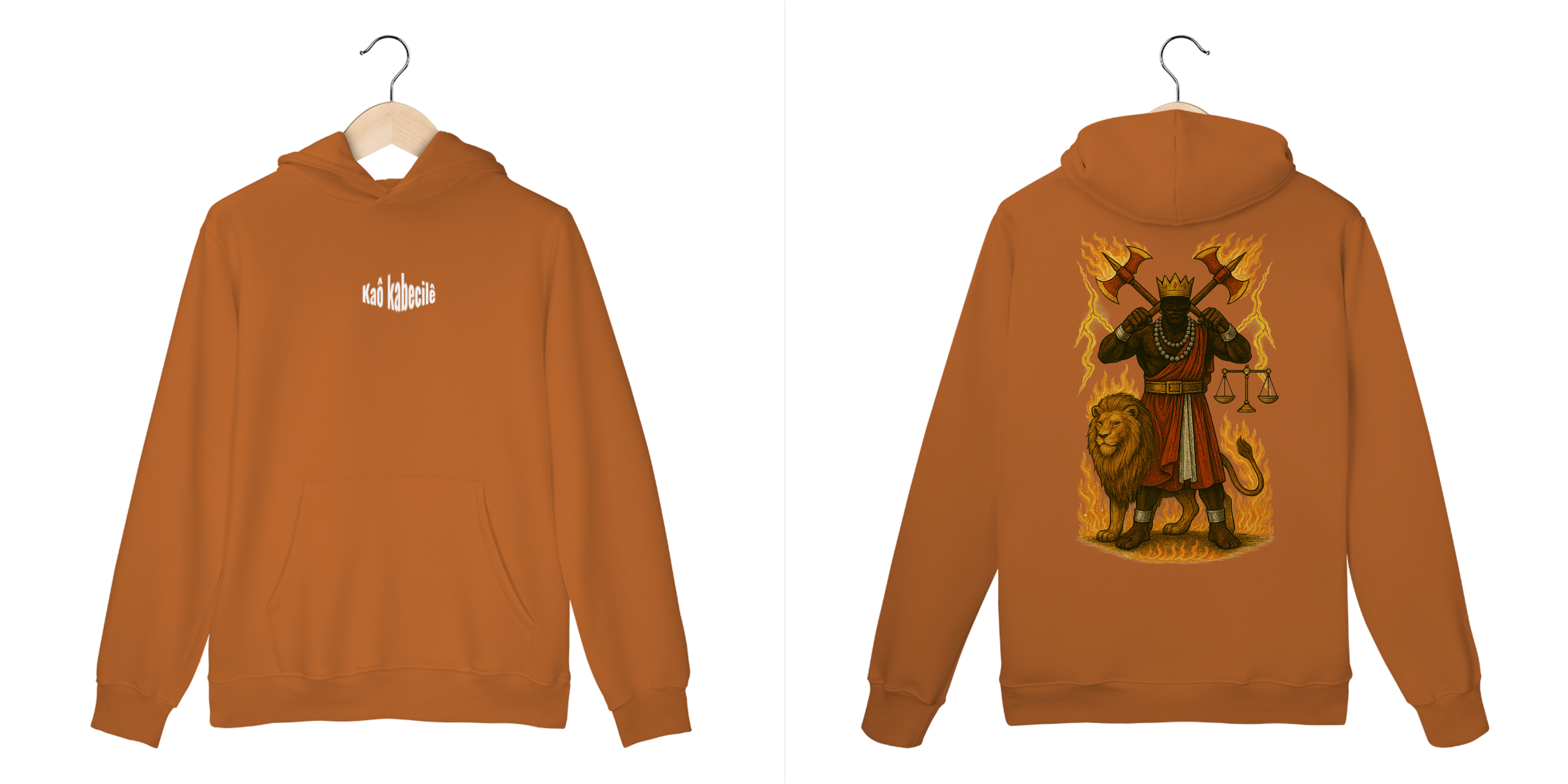 Nome do produto: Casaco Moletom Xangô (cores)