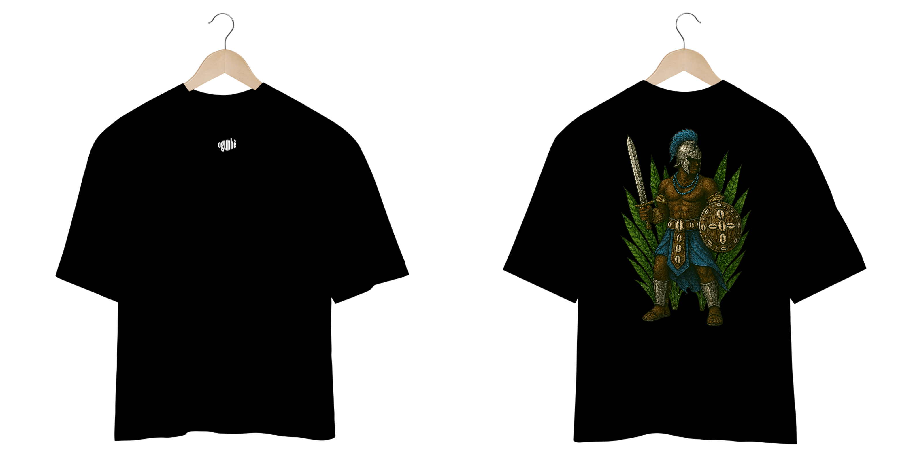 Nome do produto: Camiseta Oversized Ogum (cores)
