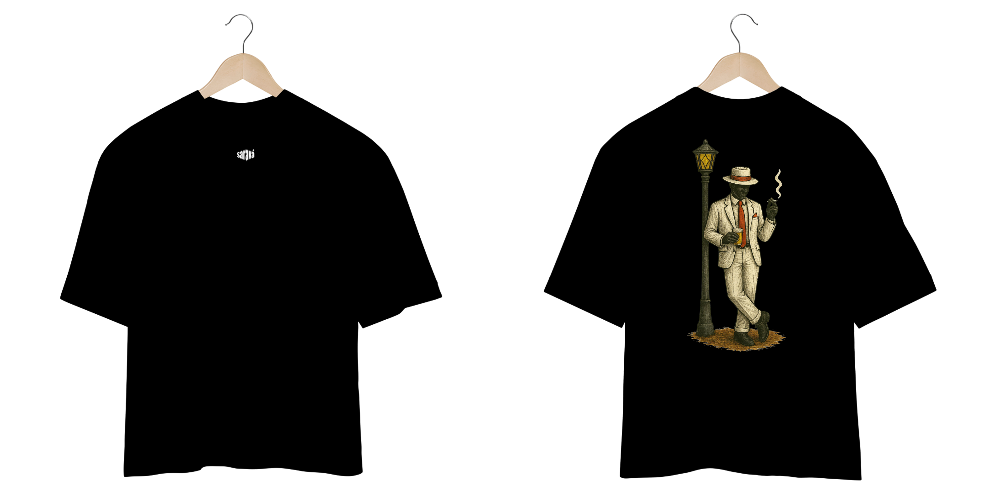 Nome do produto: Camiseta Oversized Zé Pilintra (cores)