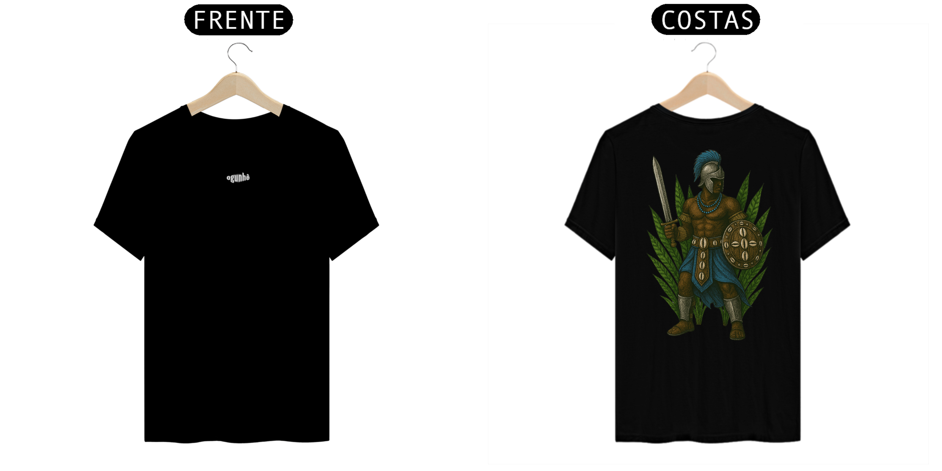 Nome do produto: Camiseta Clássica Ogum (cores)