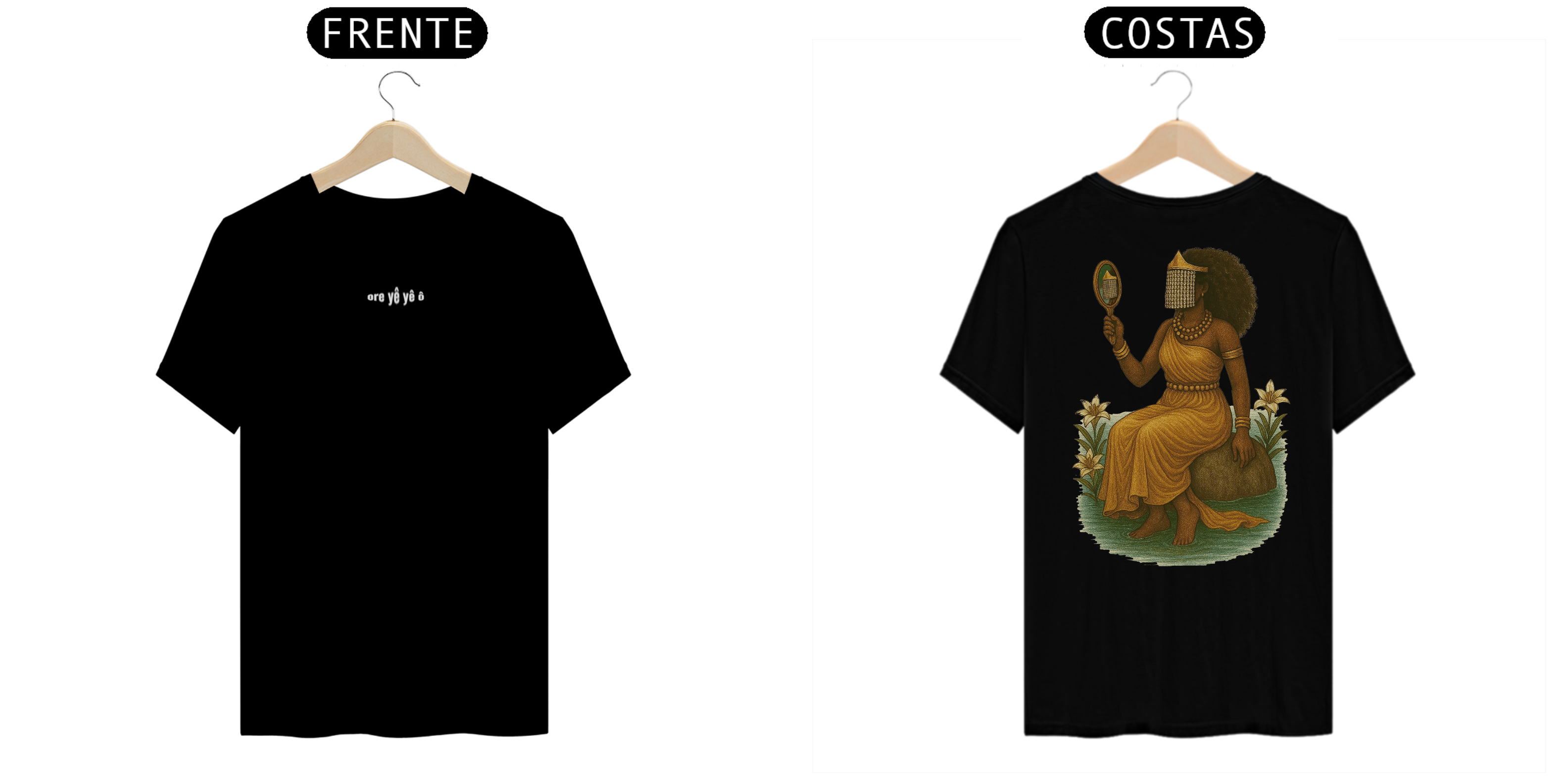 Nome do produto: Camiseta Clássica Oxum (cores)
