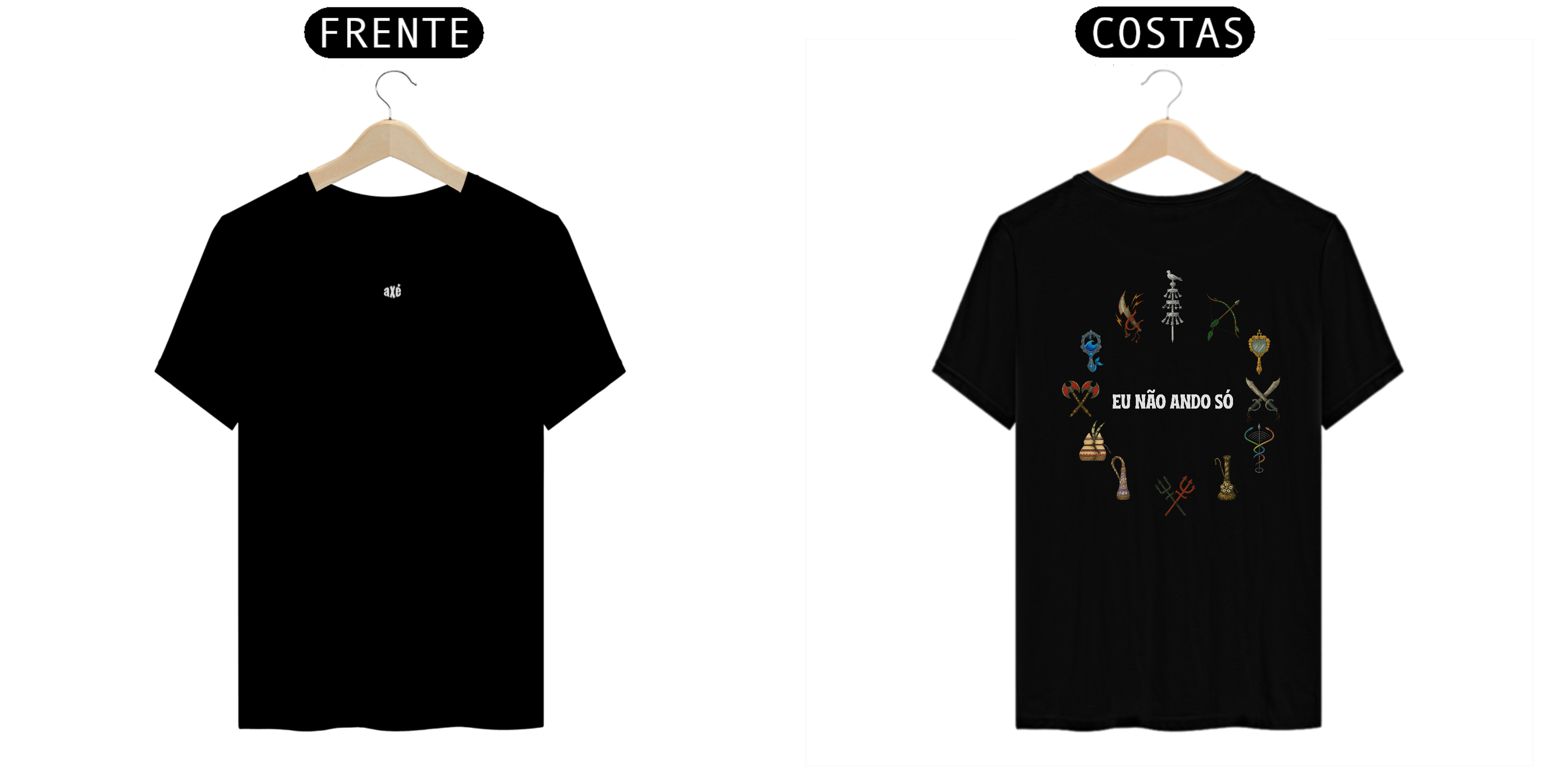 Nome do produto: Camiseta Clássica Axé (cores)